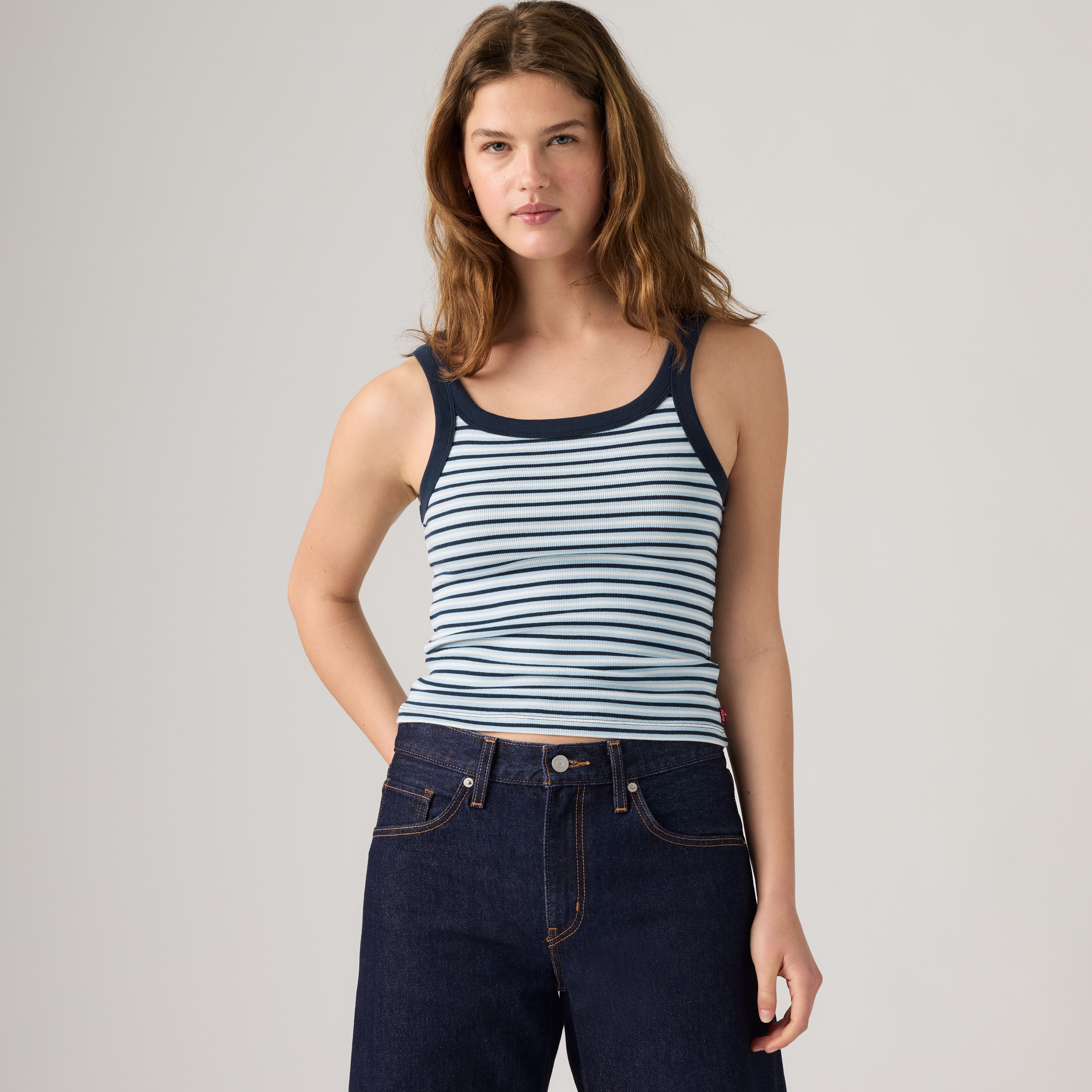 Essential Ribbed Tank 1