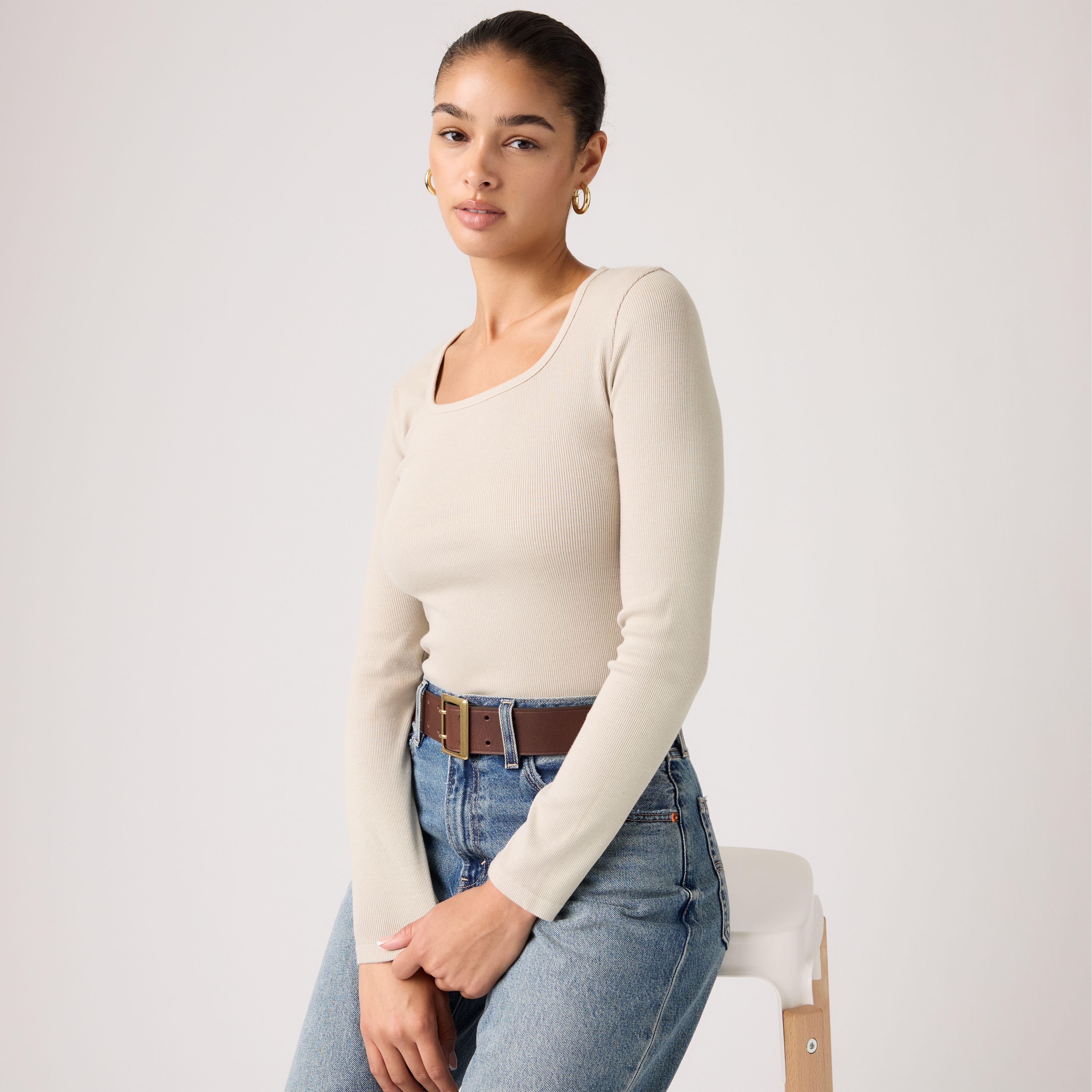 Essential Squared Neck Long Sleeve Top 10