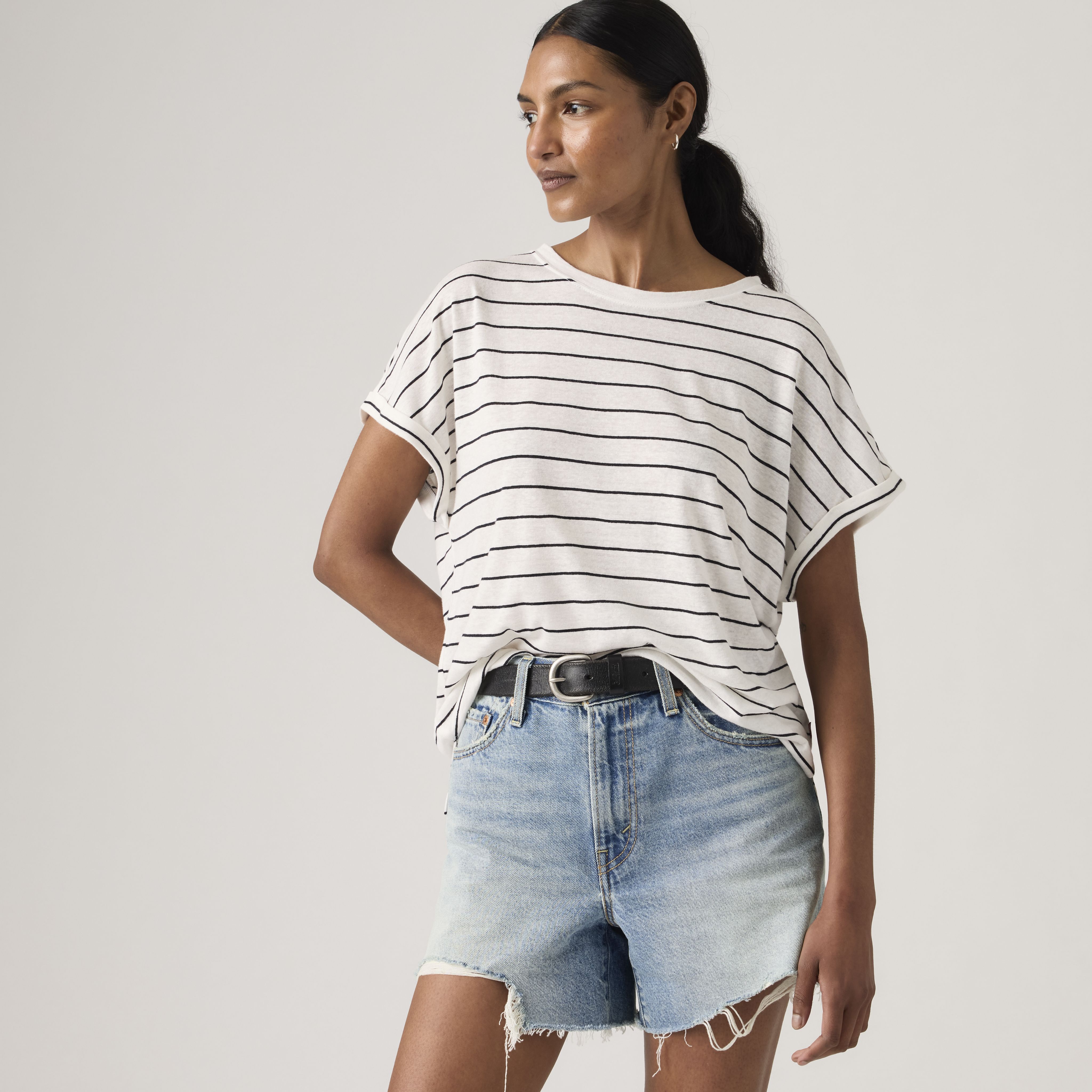 Lori Linen Dolman Tee 1