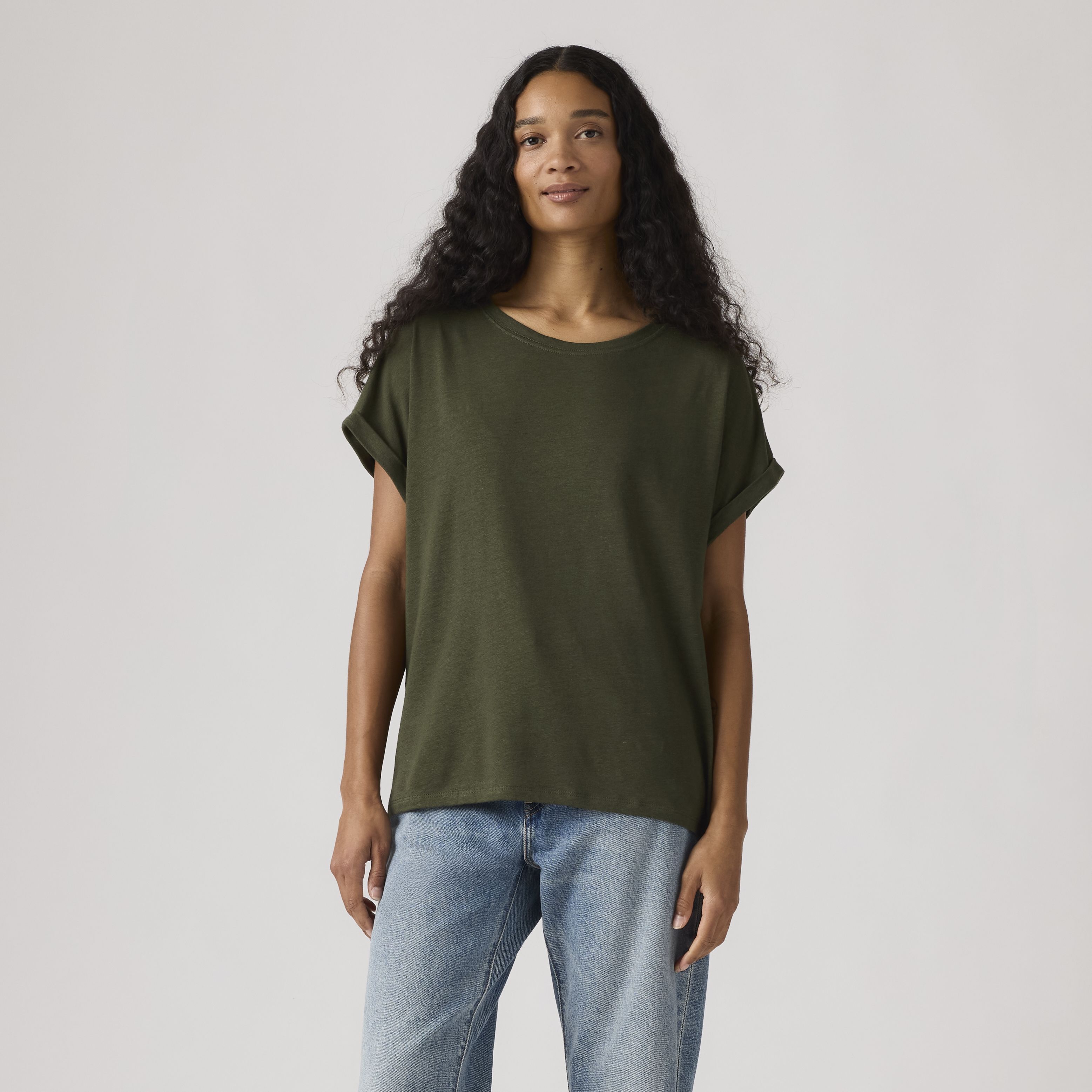 Lori Linen Dolman Tee 15