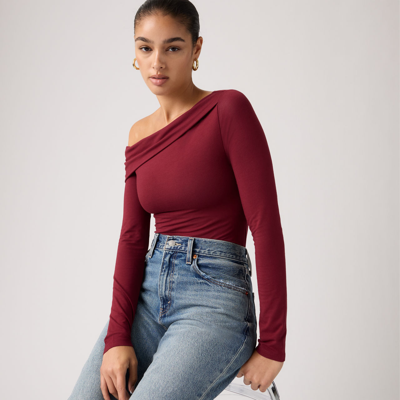 Clara Off Shoulder Long Sleeve Top 4