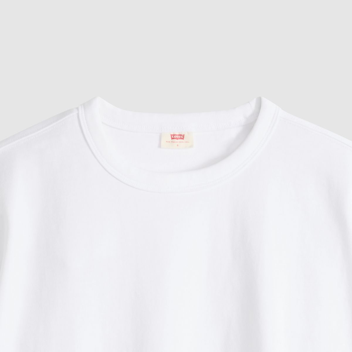Vintage Garment Dye Short-Sleeve Tee — Bright White - White