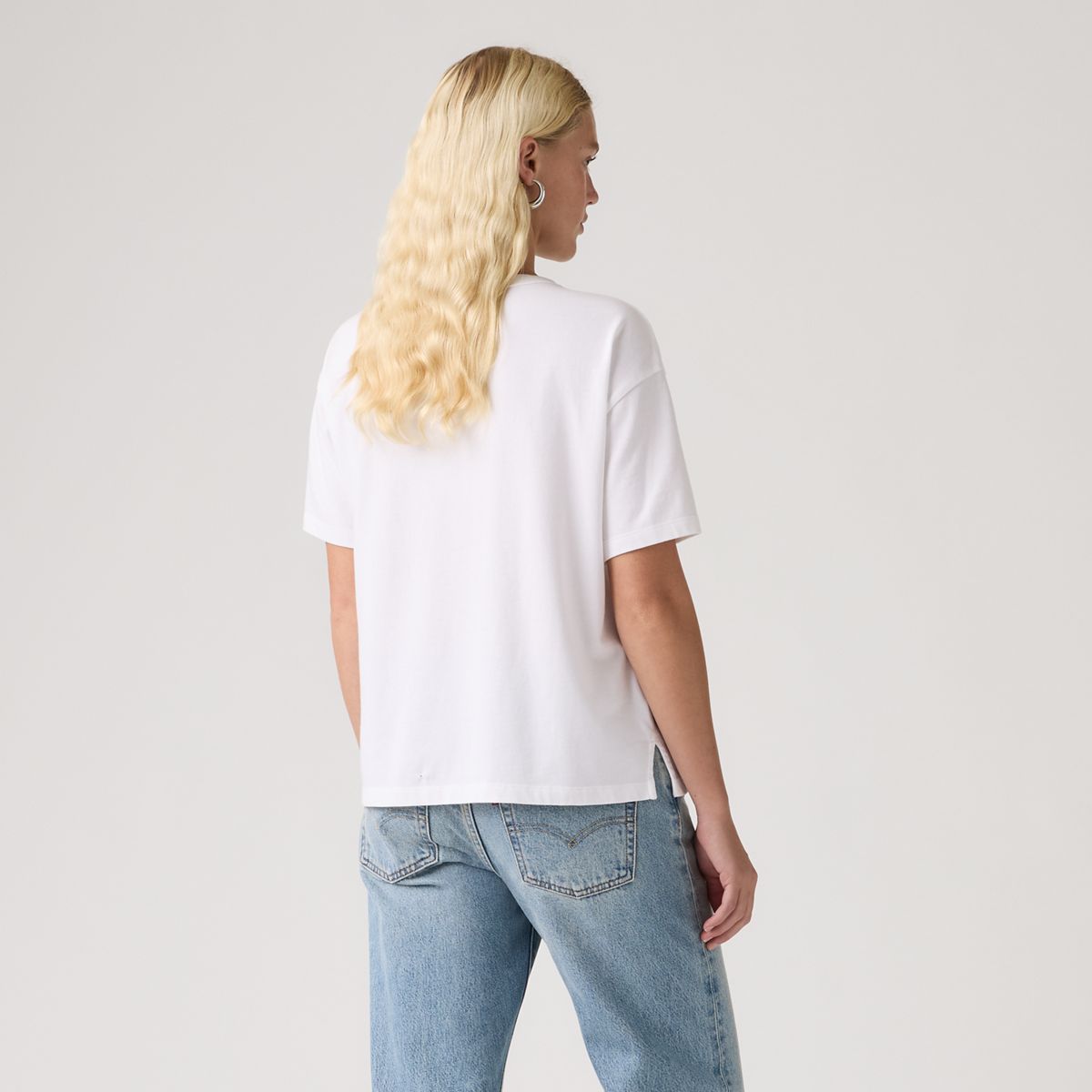 Vintage Garment Dye Short-Sleeve Tee — Bright White - White