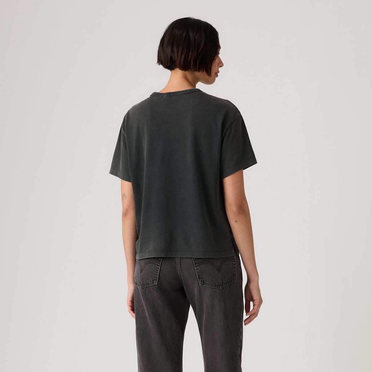Vintage Garment Dye Short-Sleeve Tee — Garment Dye - Black