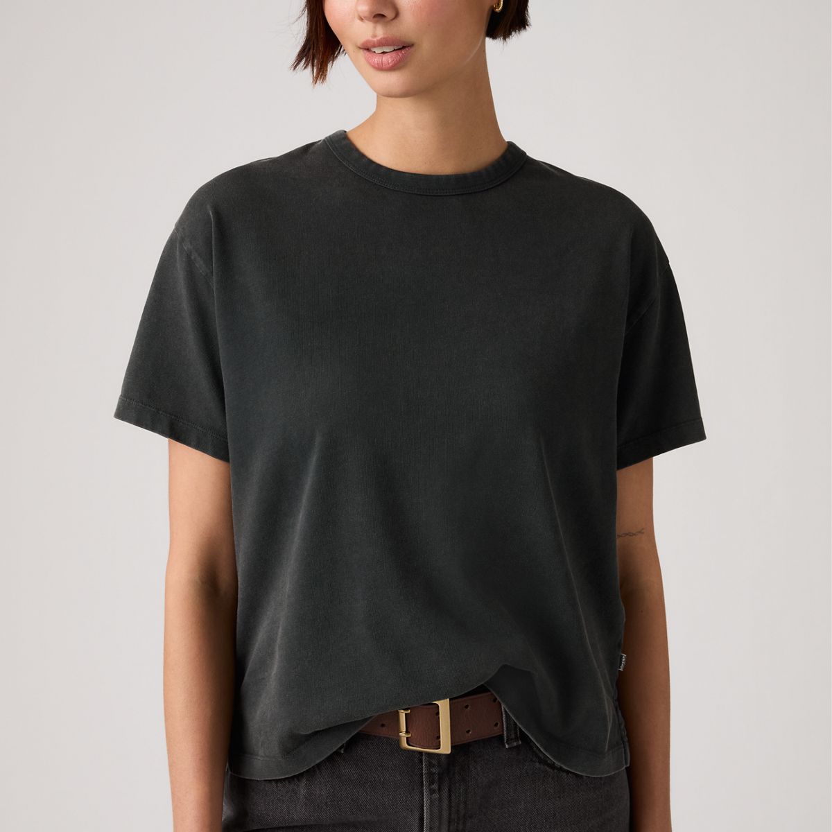 Vintage Garment Dye Short-Sleeve Tee — Garment Dye - Black
