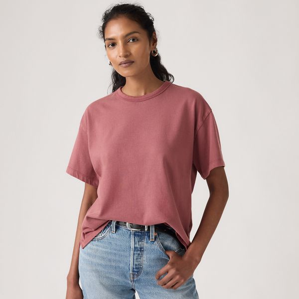 Vintage Garment Dye Short-Sleeve Tee — Garment Dye - Red