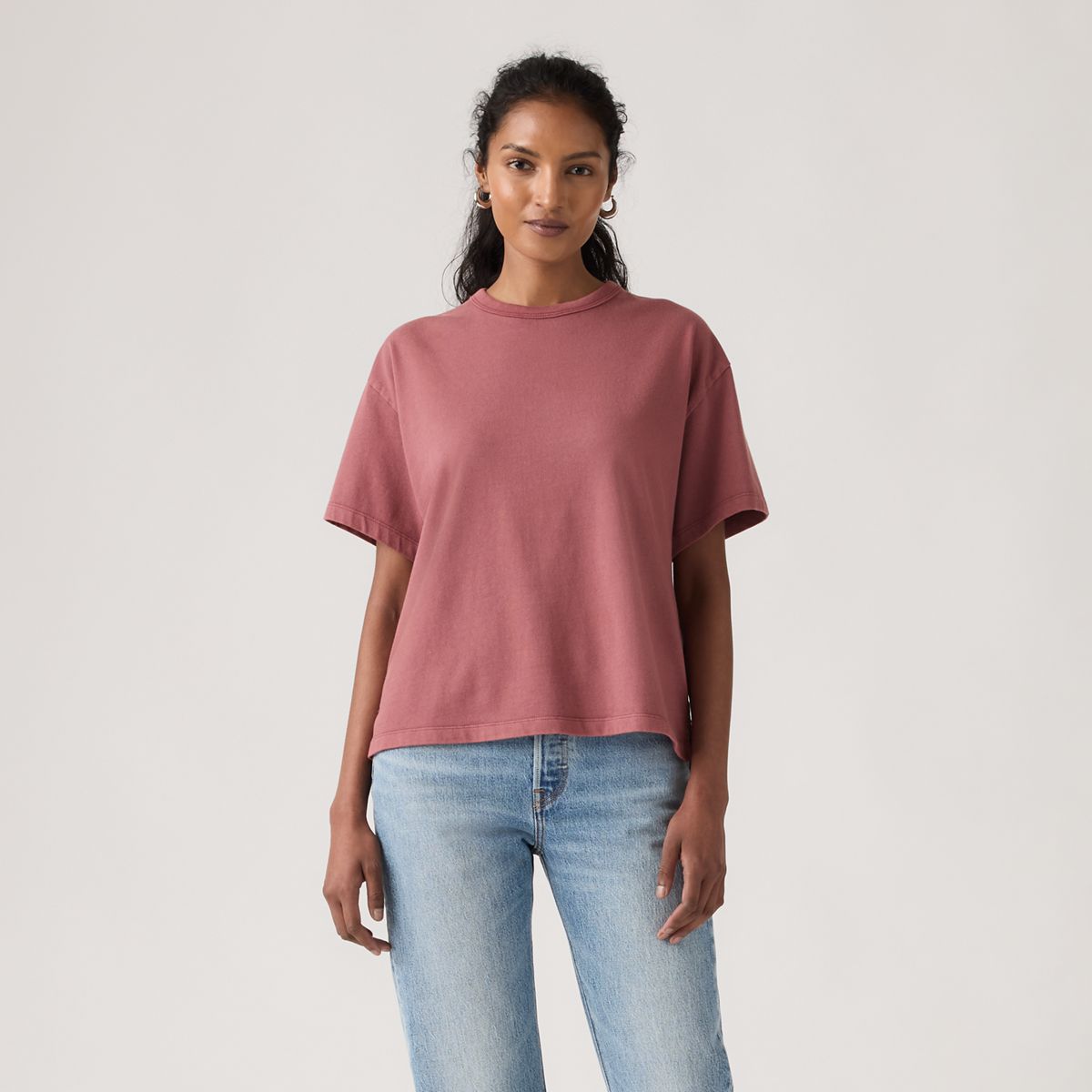 Vintage Garment Dye Short-Sleeve Tee — Garment Dye - Red