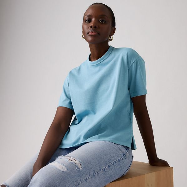 Vintage Garment Dye Short-Sleeve Tee — Garment Dye - Blue
