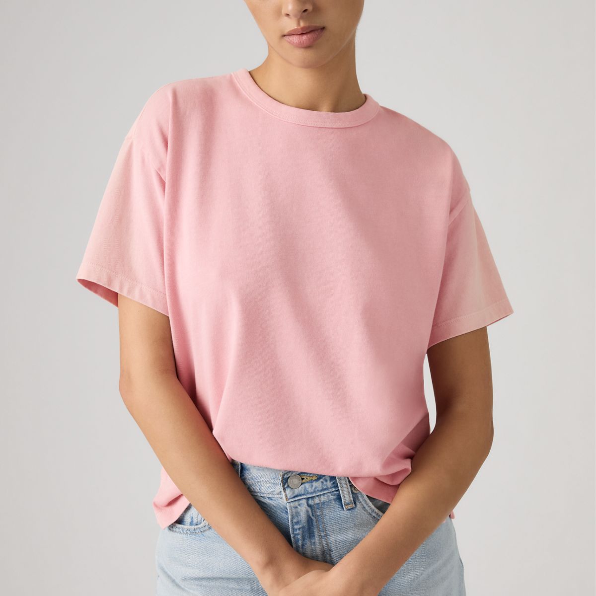 Vintage Garment Dye Short-Sleeve Tee — Garment Dye - Pink