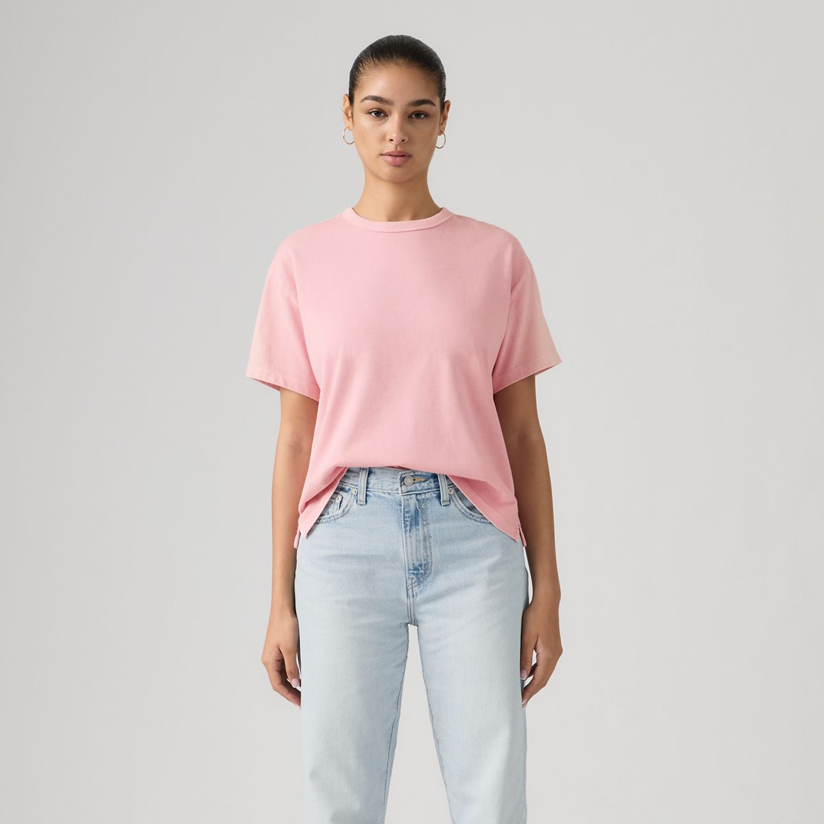 Vintage Garment Dye Short-Sleeve Tee — Garment Dye - Pink