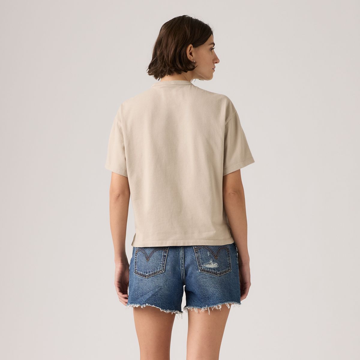 Vintage Garment Dye Short-Sleeve Tee — Garment Dye - Grey