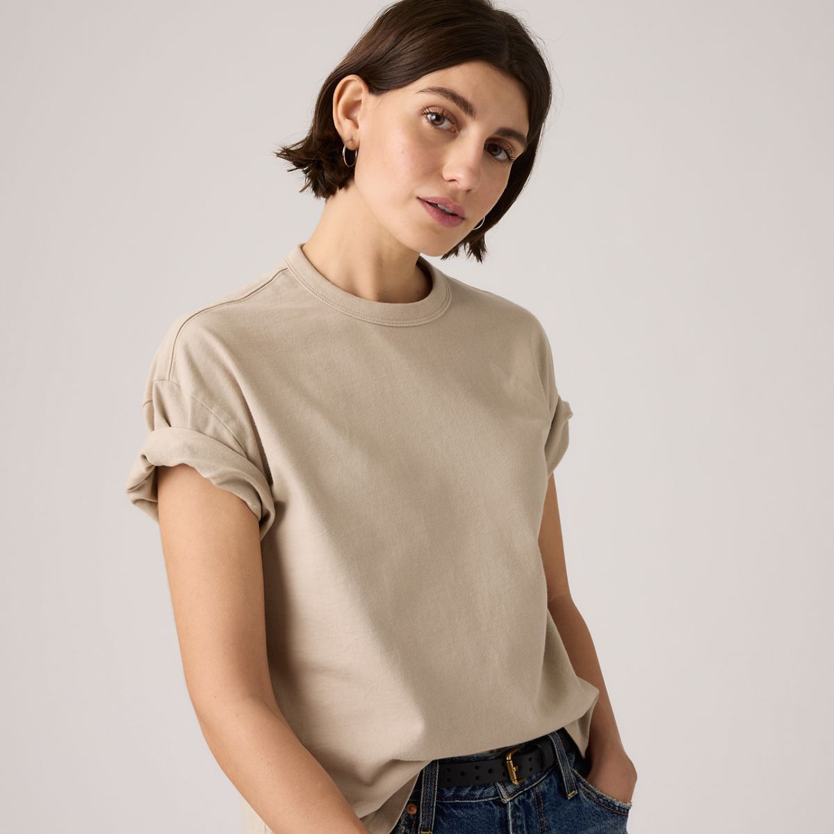 Vintage Garment Dye Short-Sleeve Tee — Garment Dye - Grey
