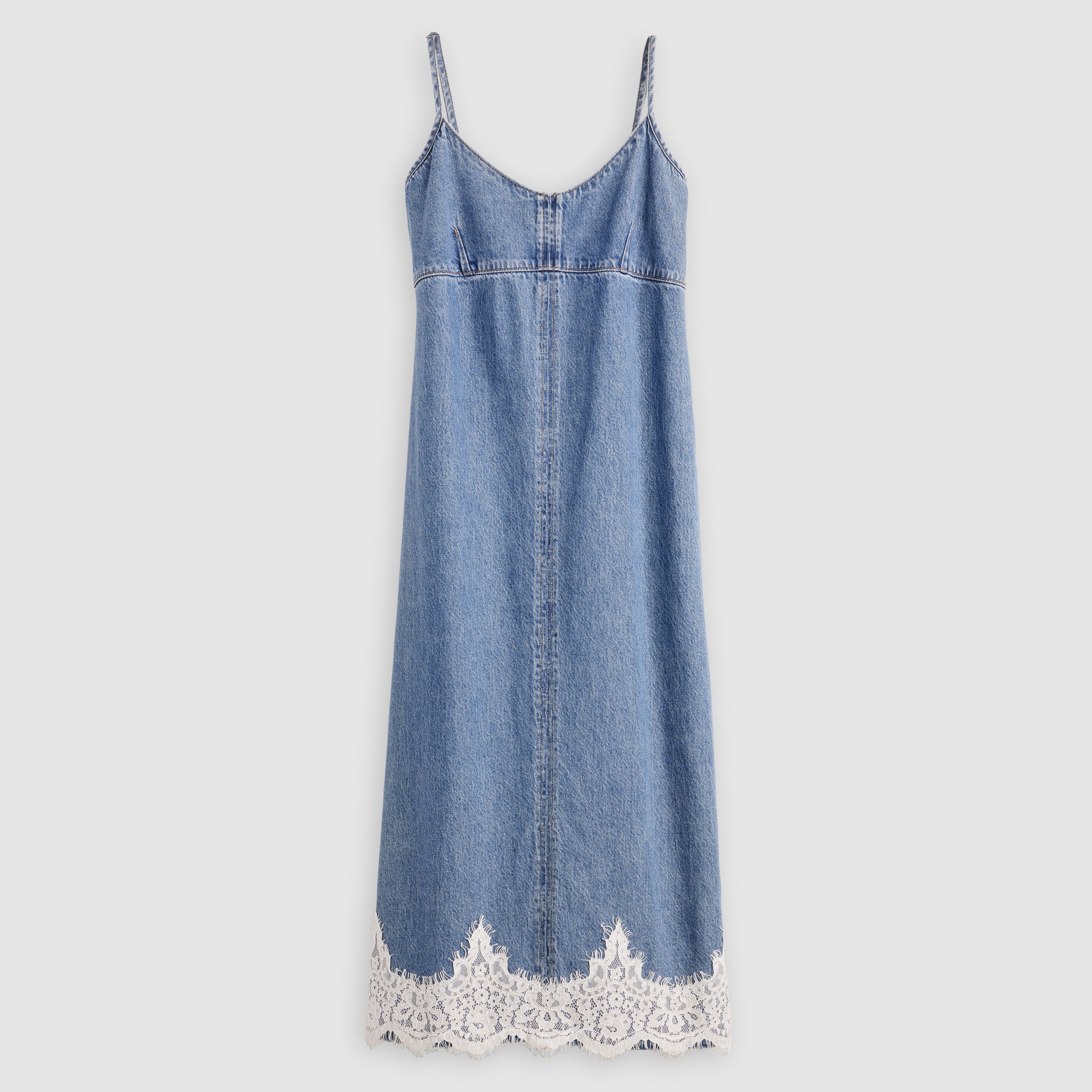 90's Denim Slip Dress 5