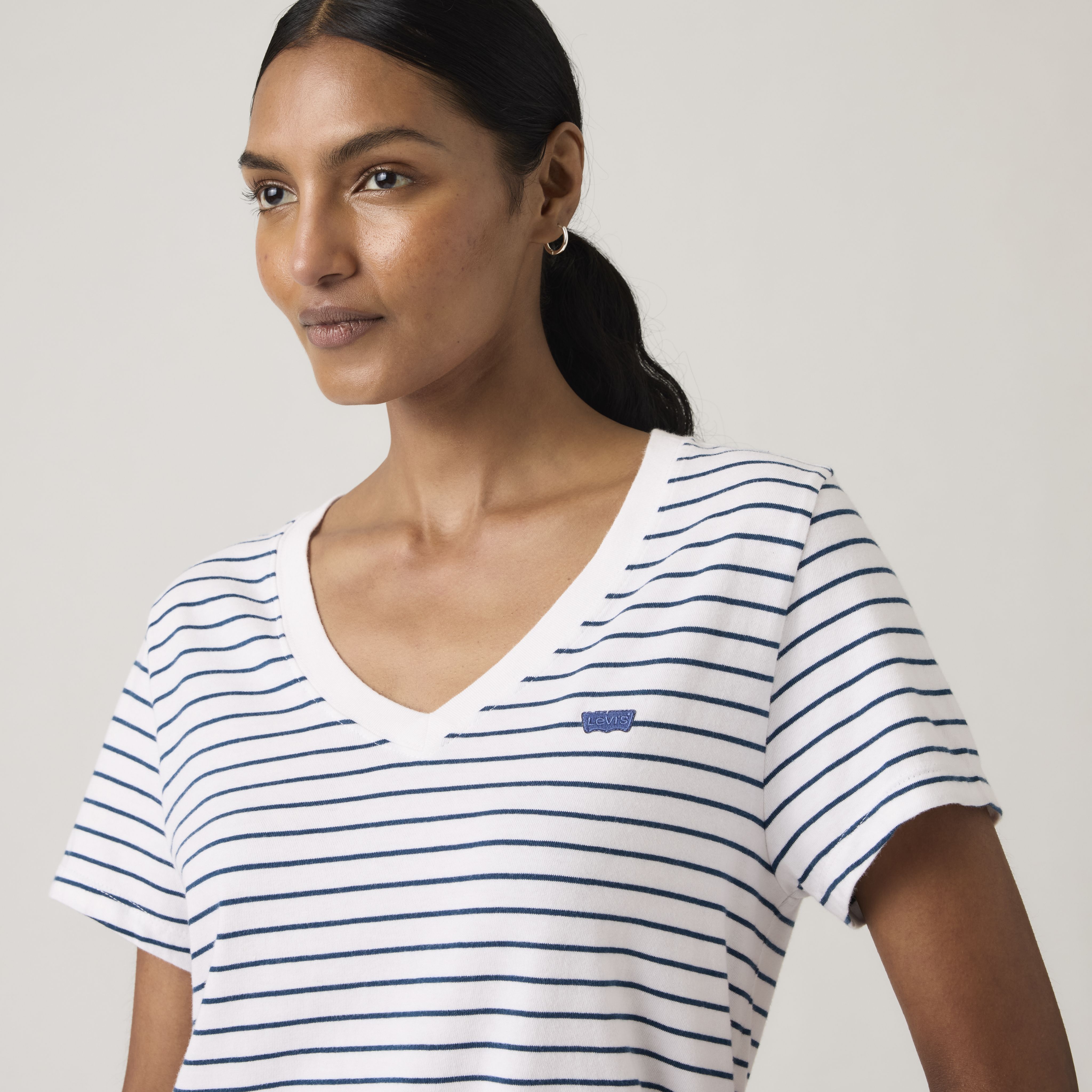 Favorite Cotton V-Neck Tee 2