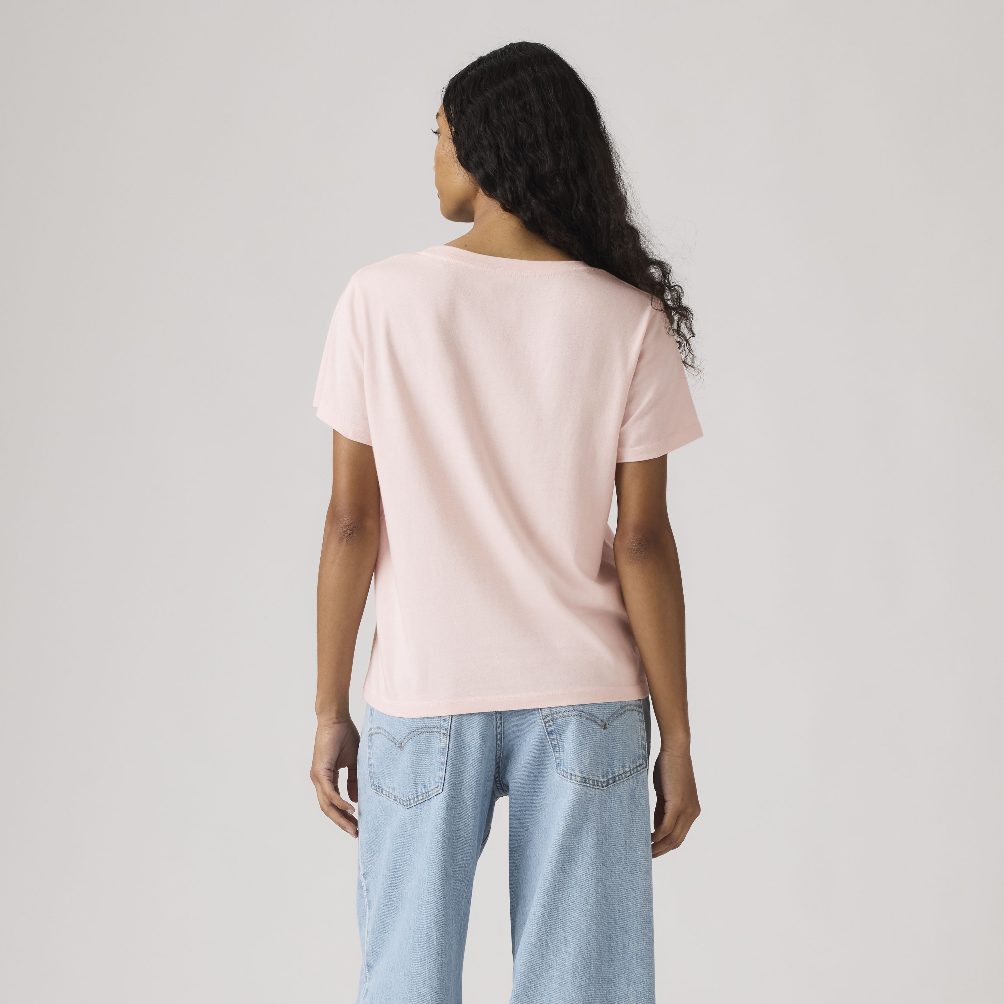 Favorite Cotton V-Neck Tee 4