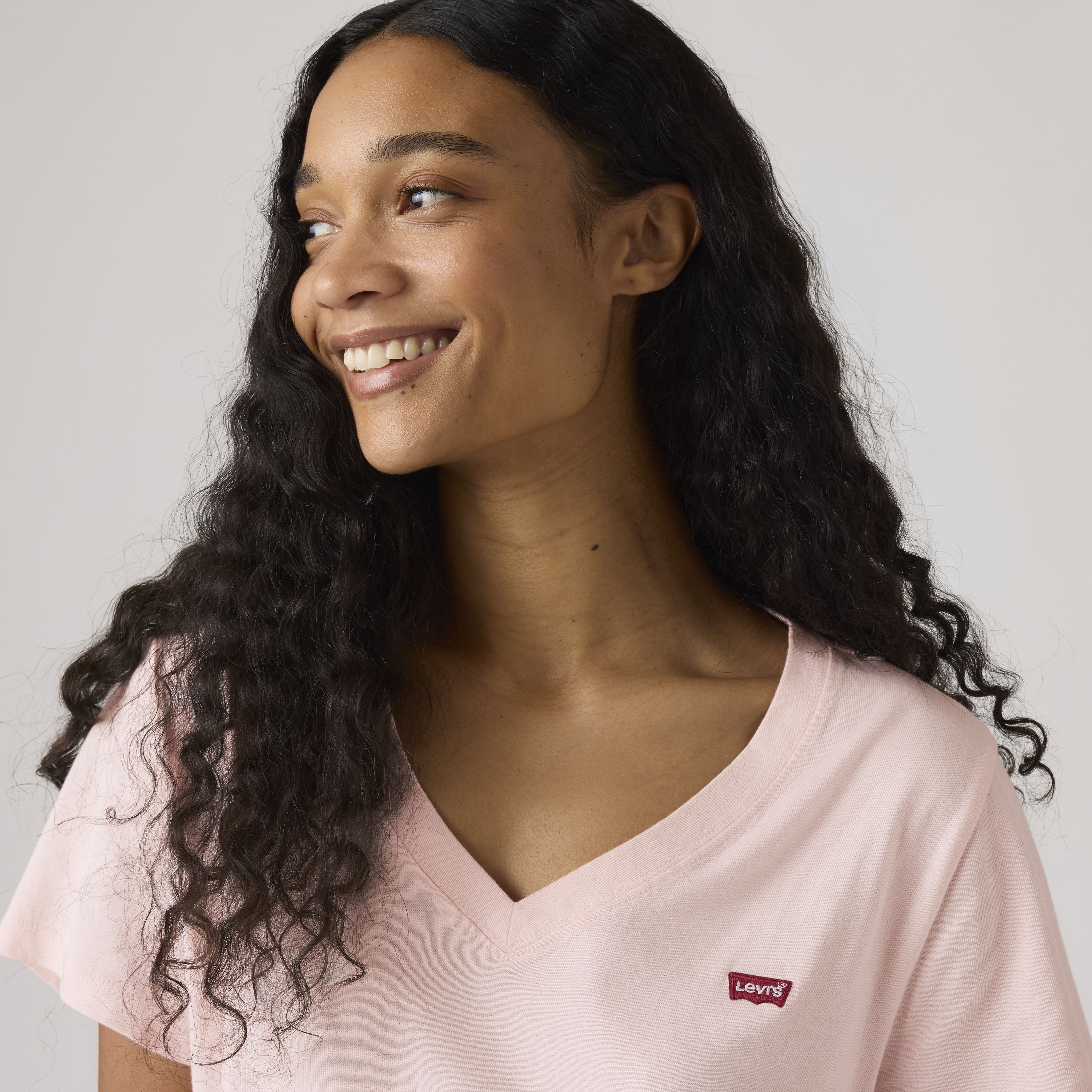 Favorite Cotton V-Neck Tee 2