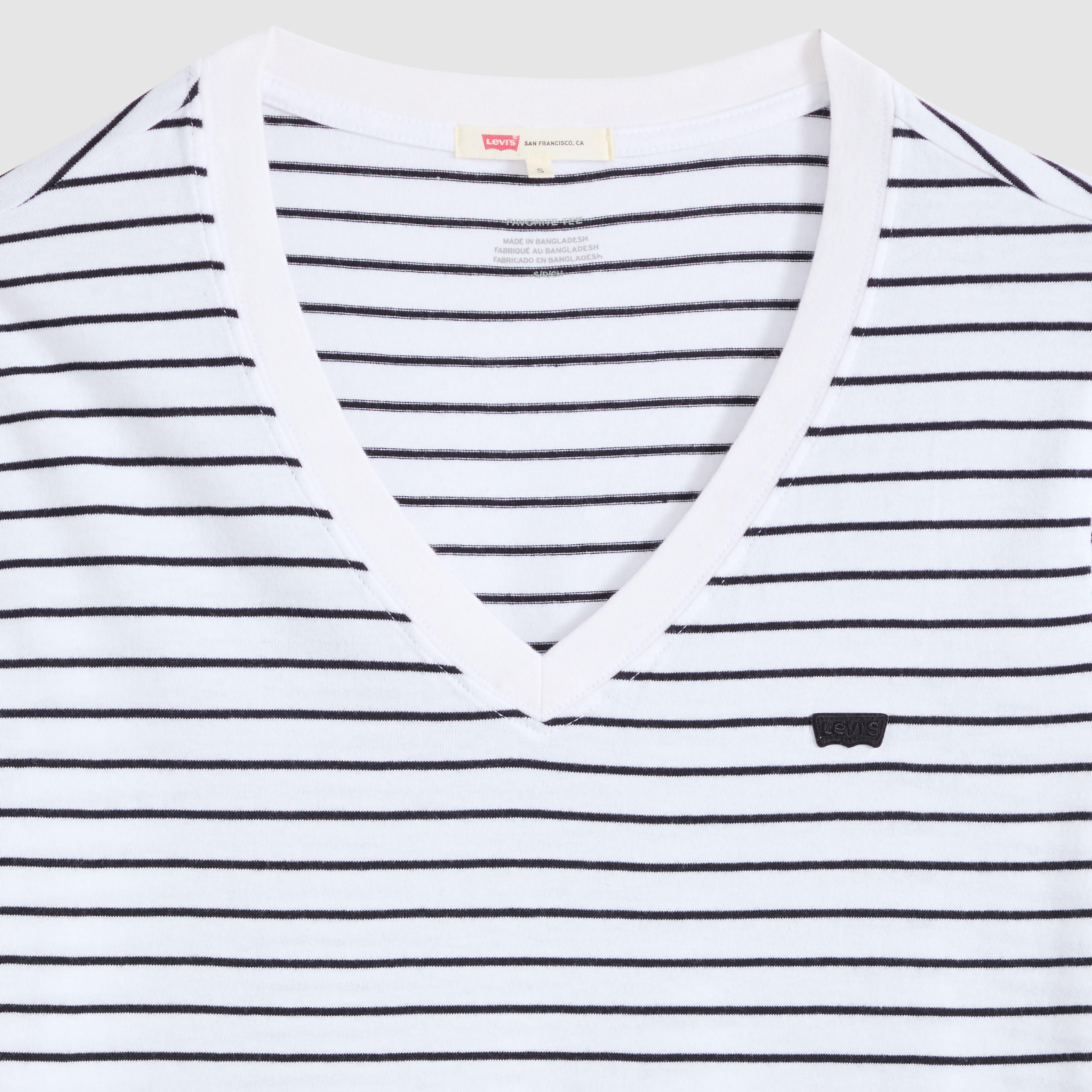 Favorite Cotton V-Neck Tee 6