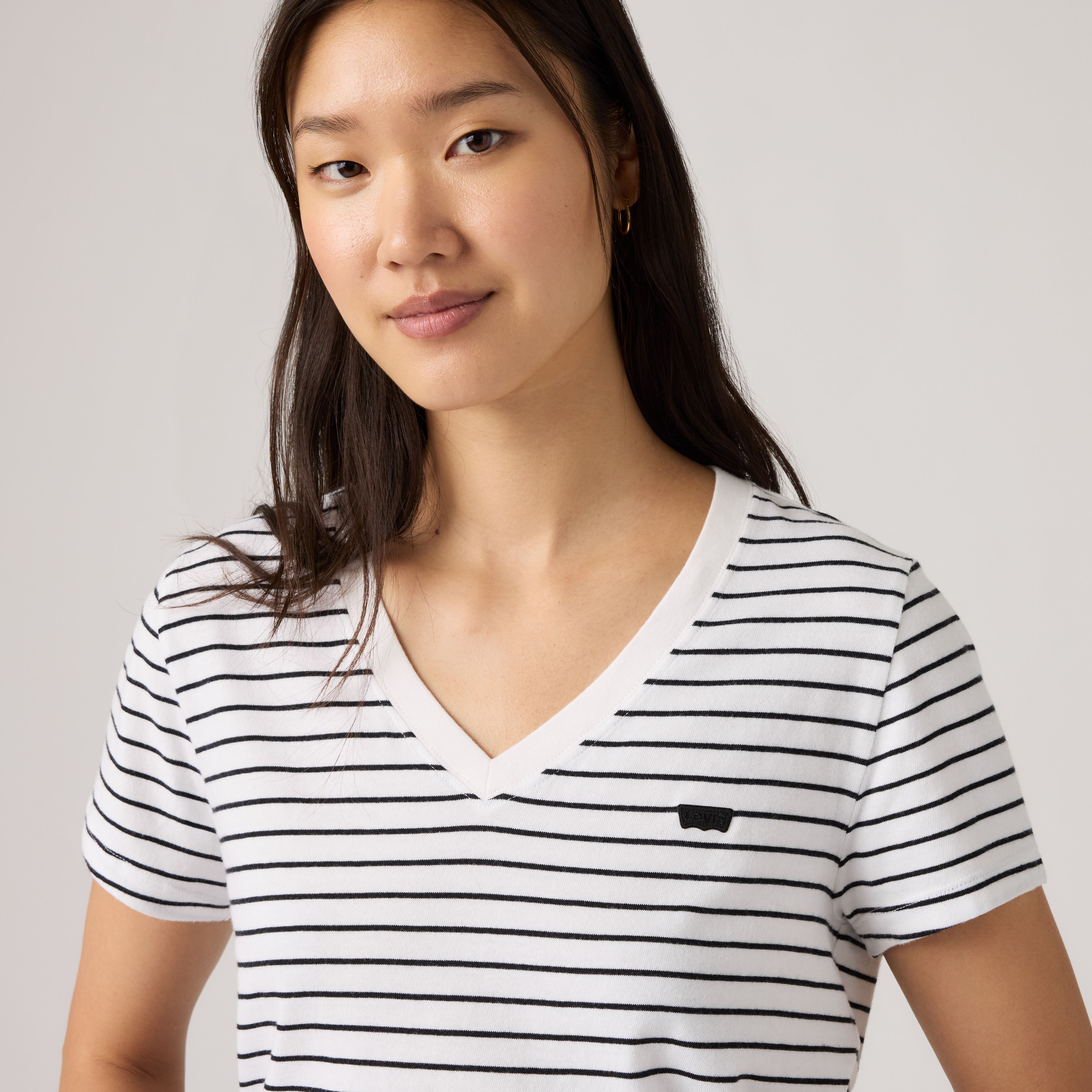 Favorite Cotton V-Neck Tee 2