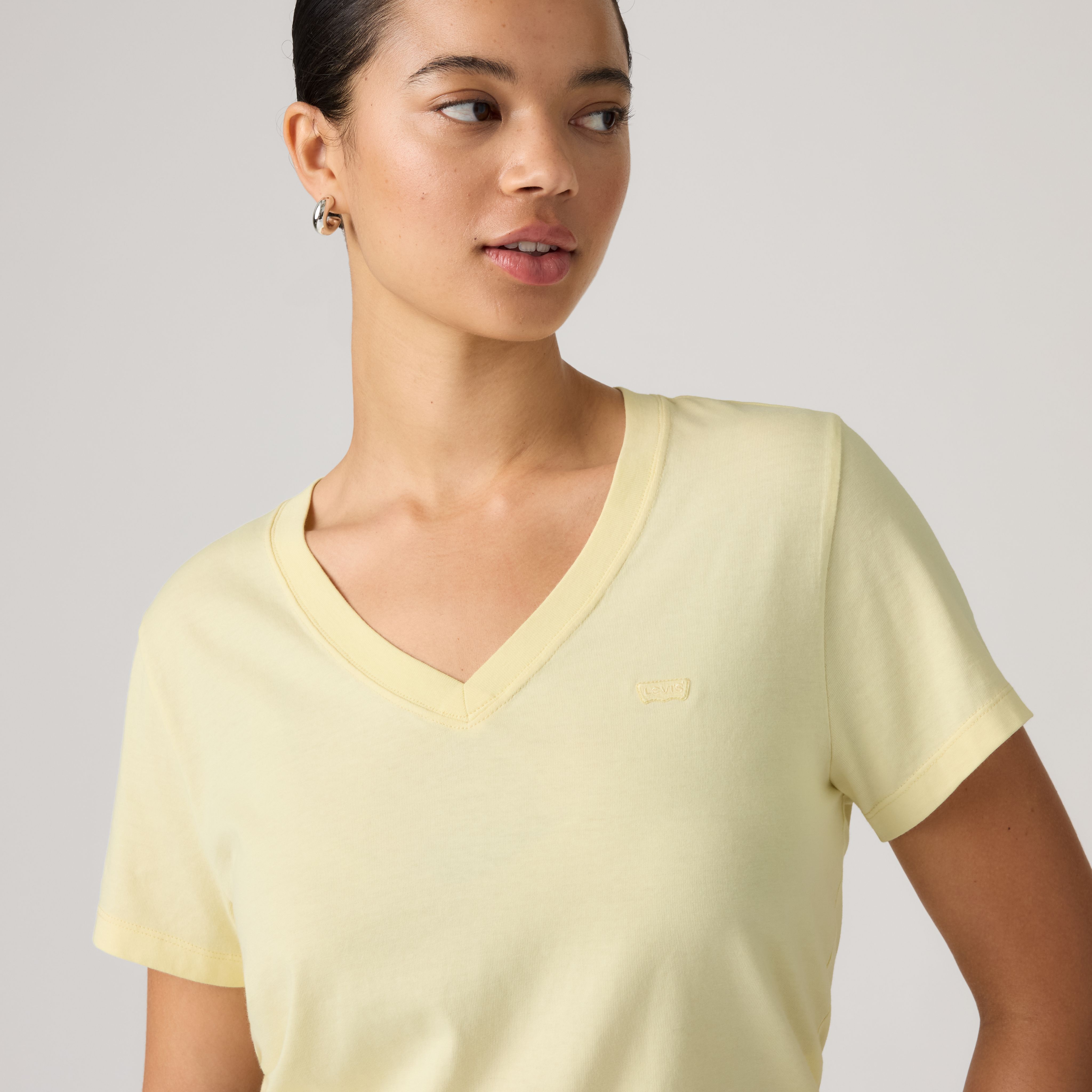 Favorite Cotton V-Neck Tee 2