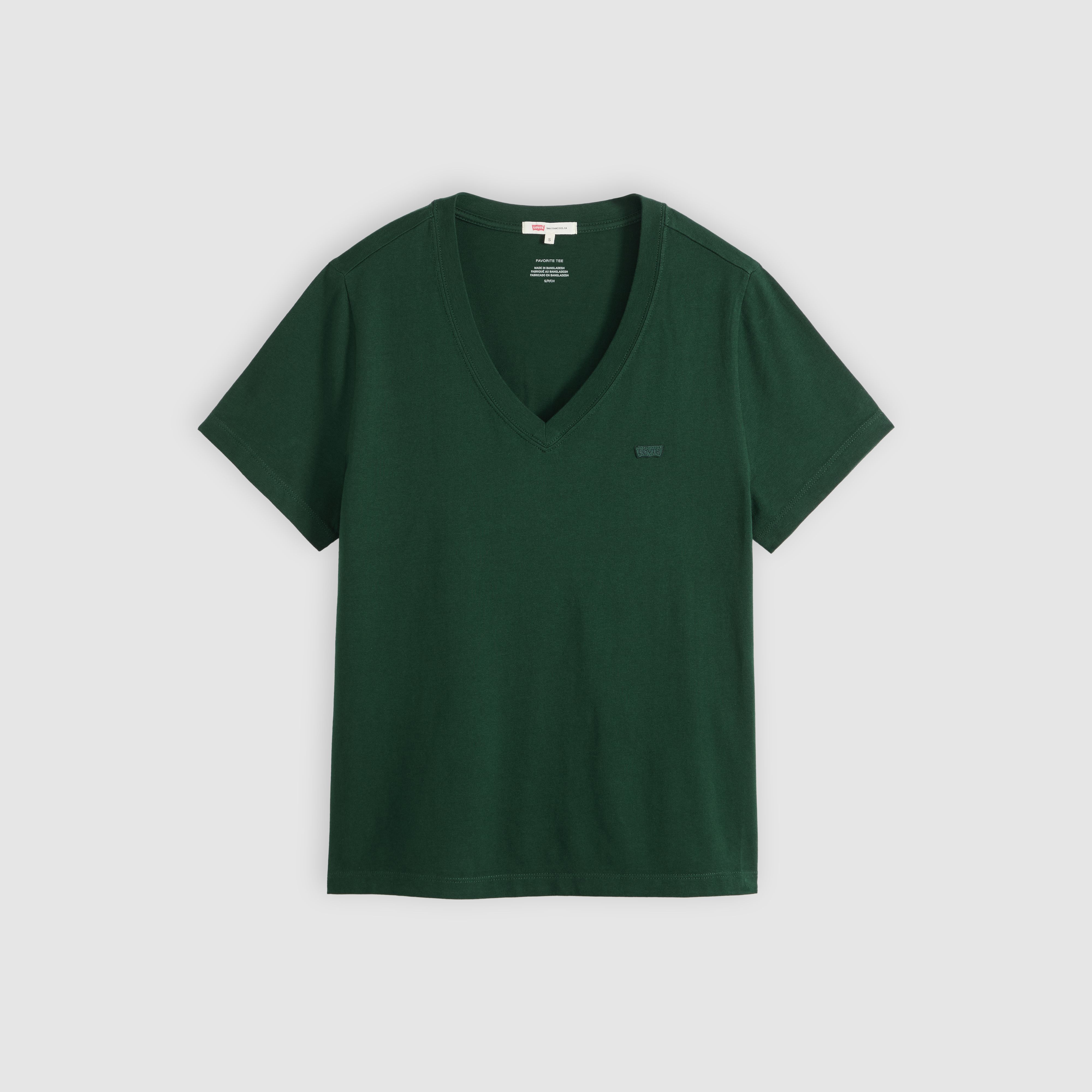 Favorite Cotton V-Neck Tee 5