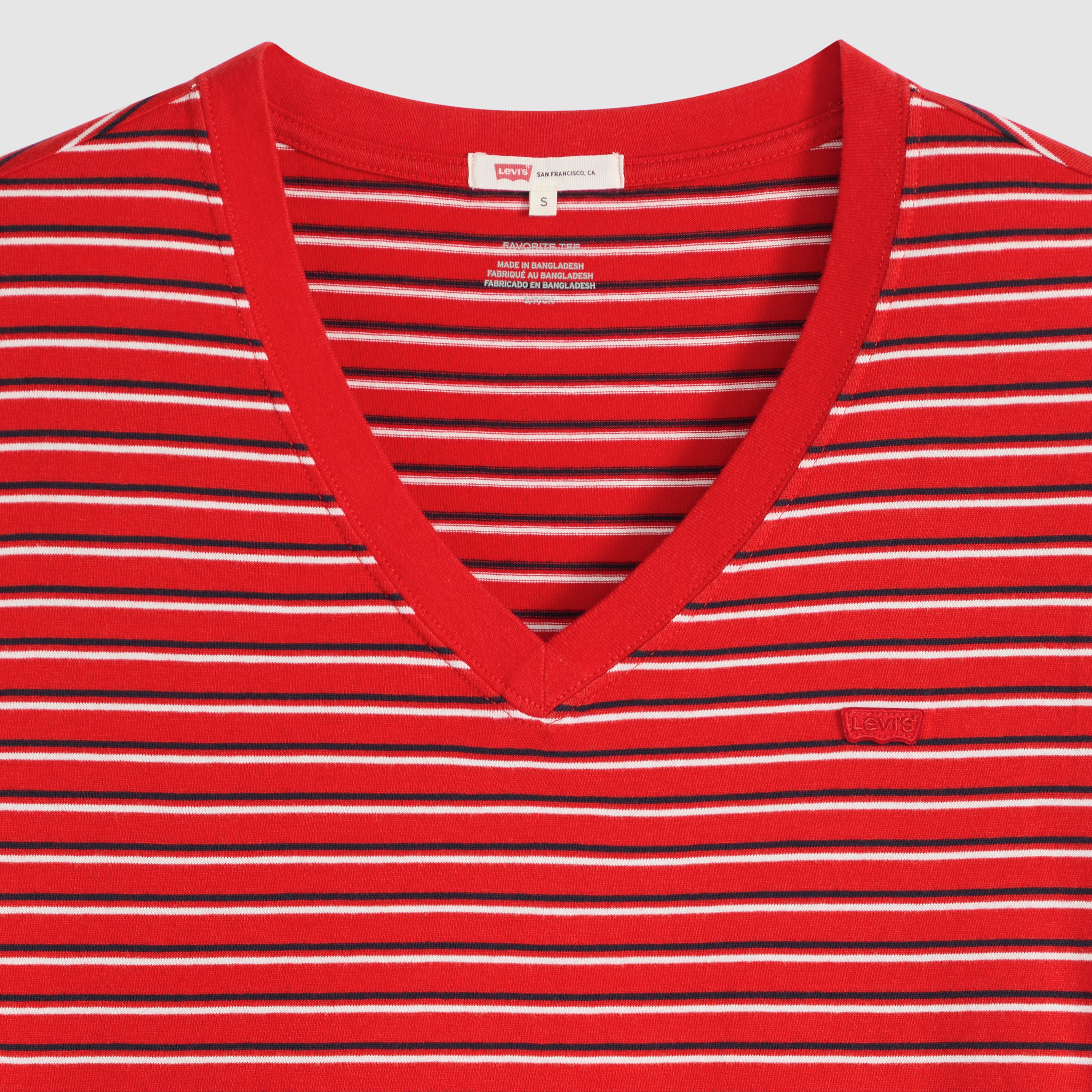 Favorite Cotton V-Neck Tee 6