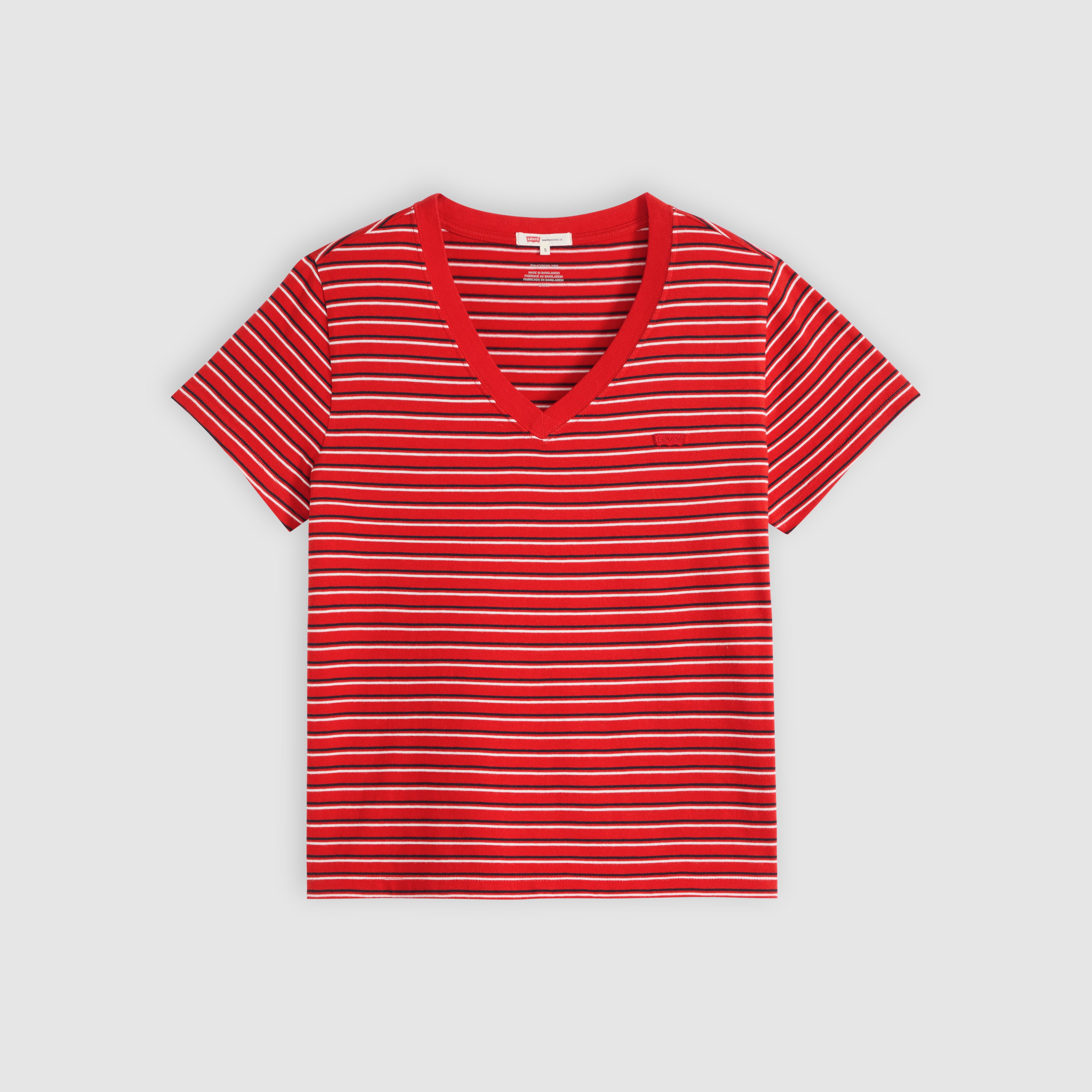 Favorite Cotton V-Neck Tee 5