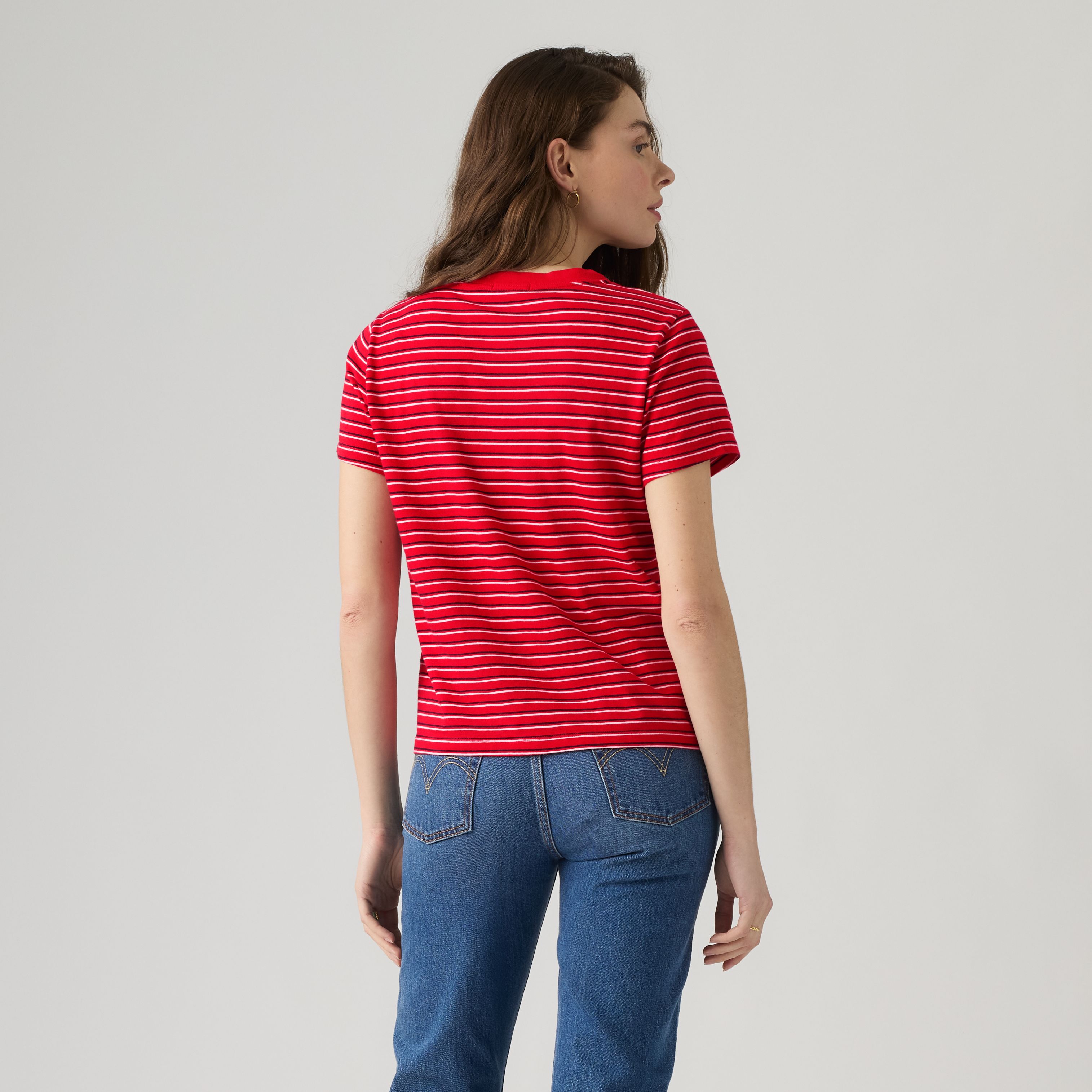 Favorite Cotton V-Neck Tee 4