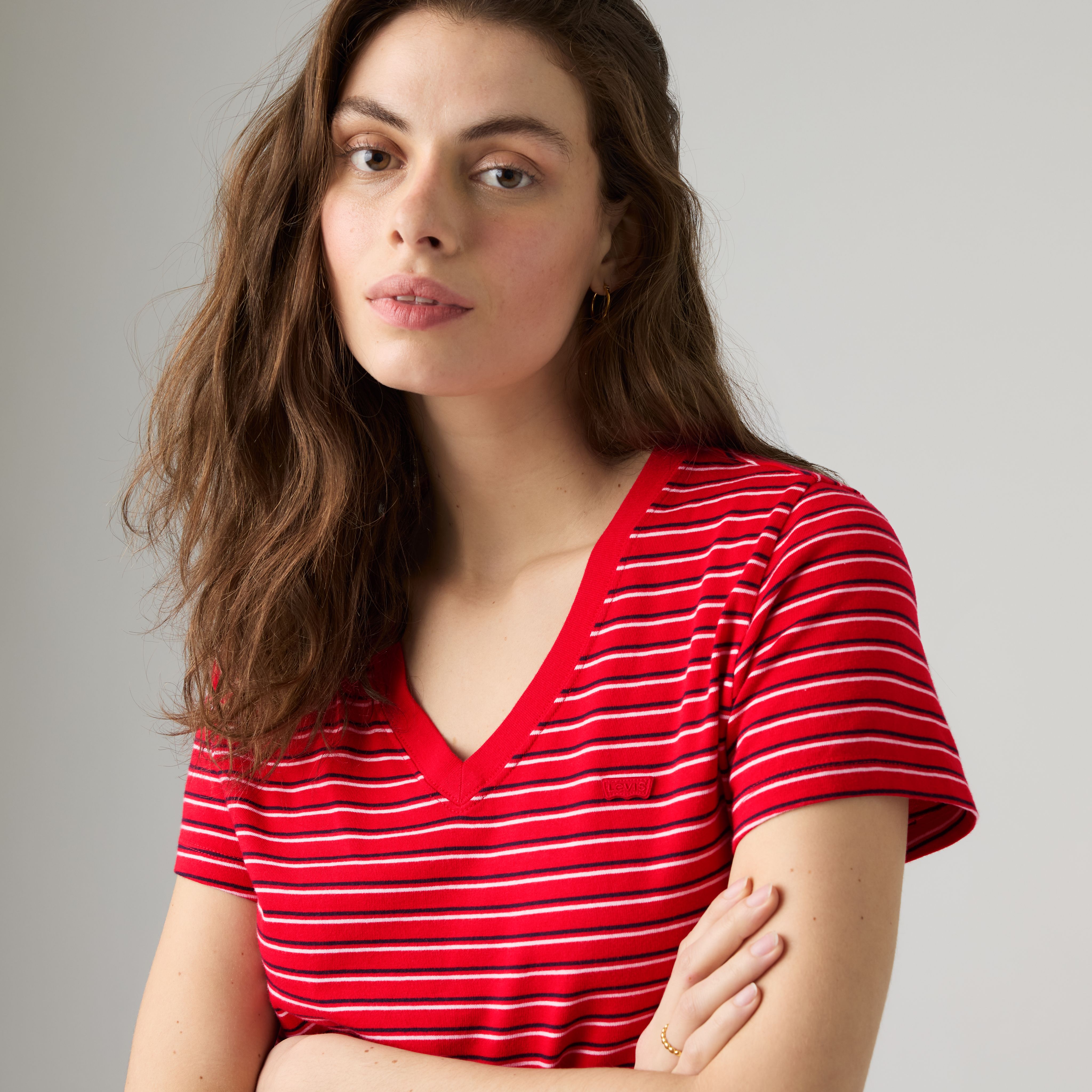 Favorite Cotton V-Neck Tee 2