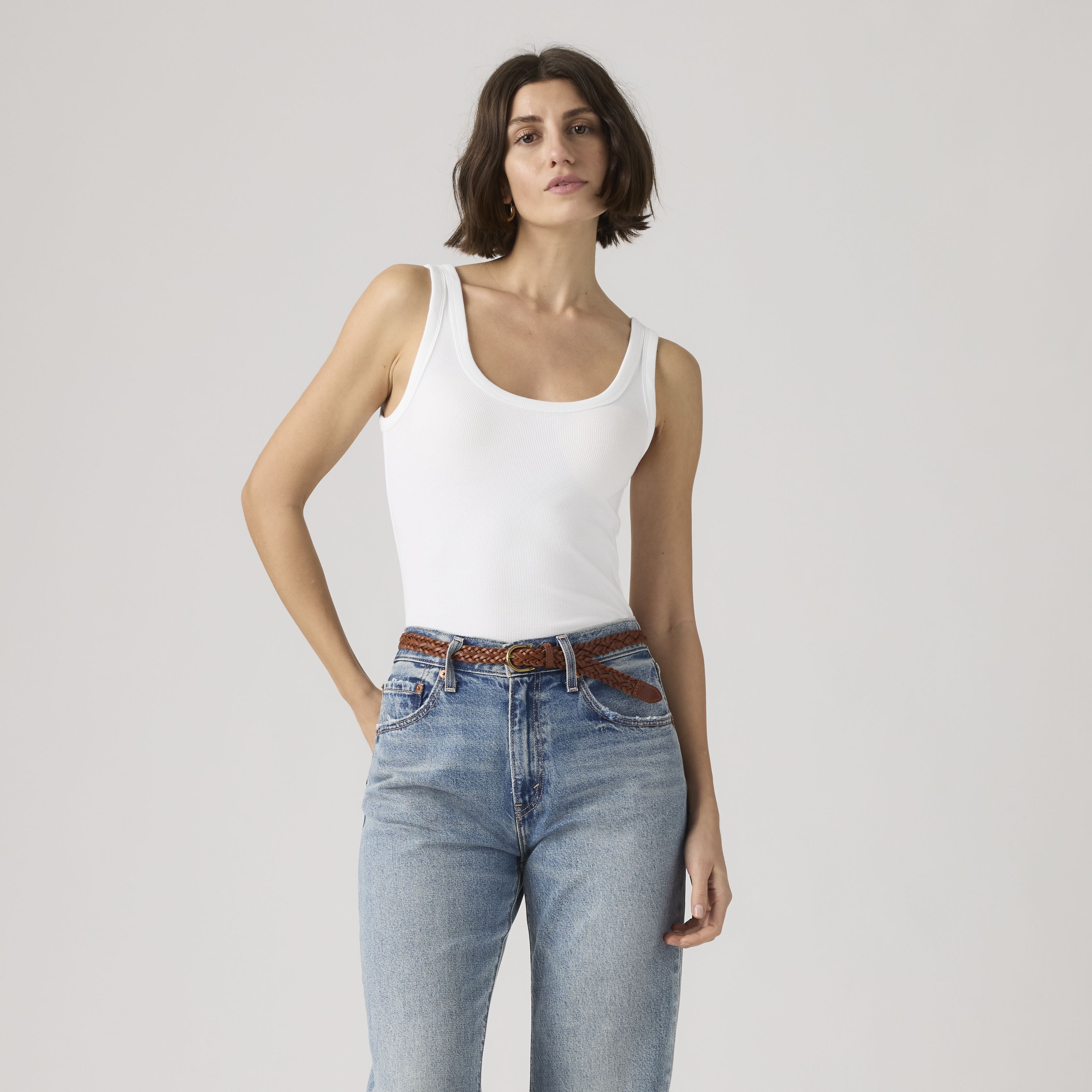 Prążkowany tank top Hayes 3