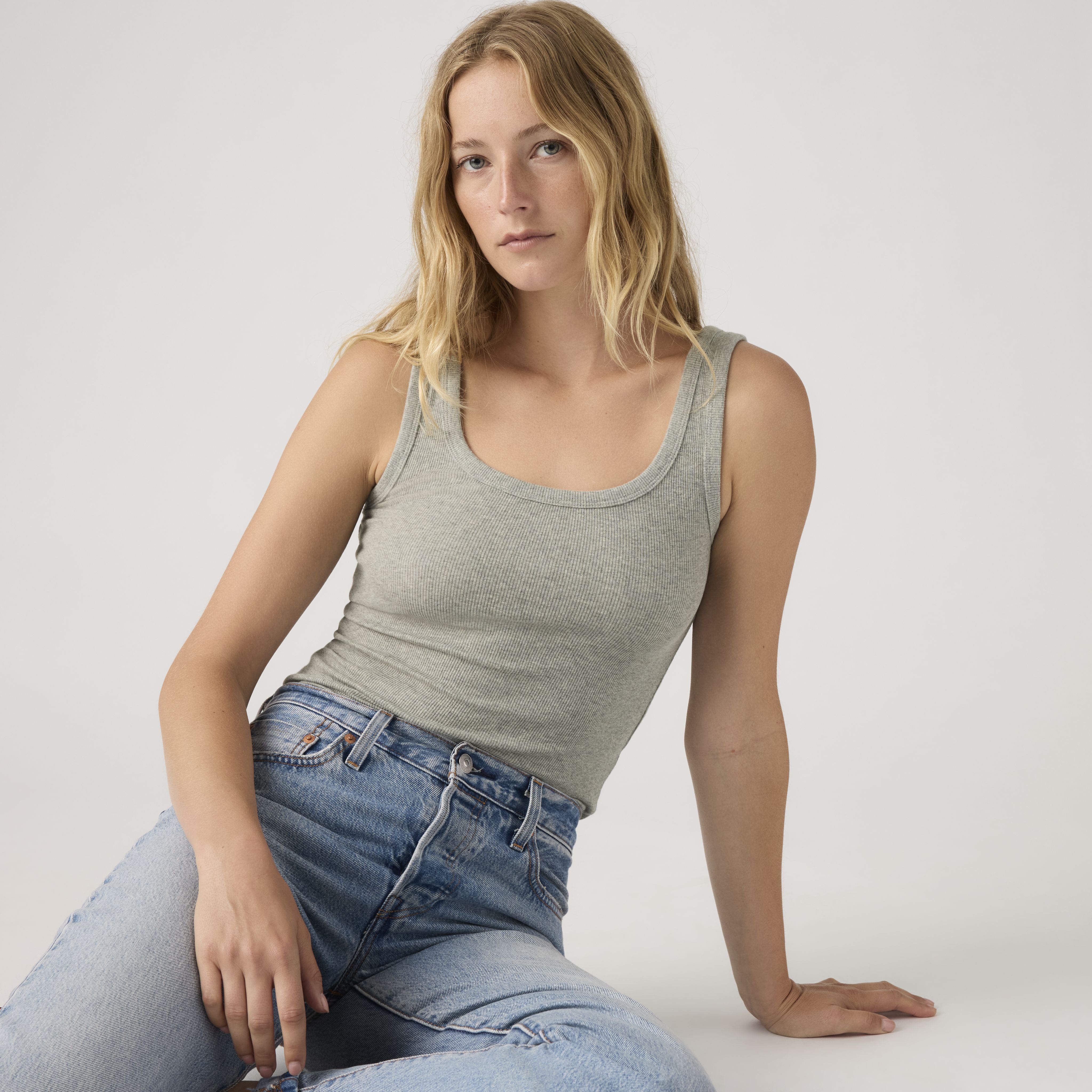 Hayes Ribbed Tank Top 1