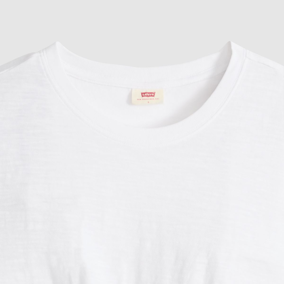 Jemma Knot Sleeveless Tee — Bright White - White