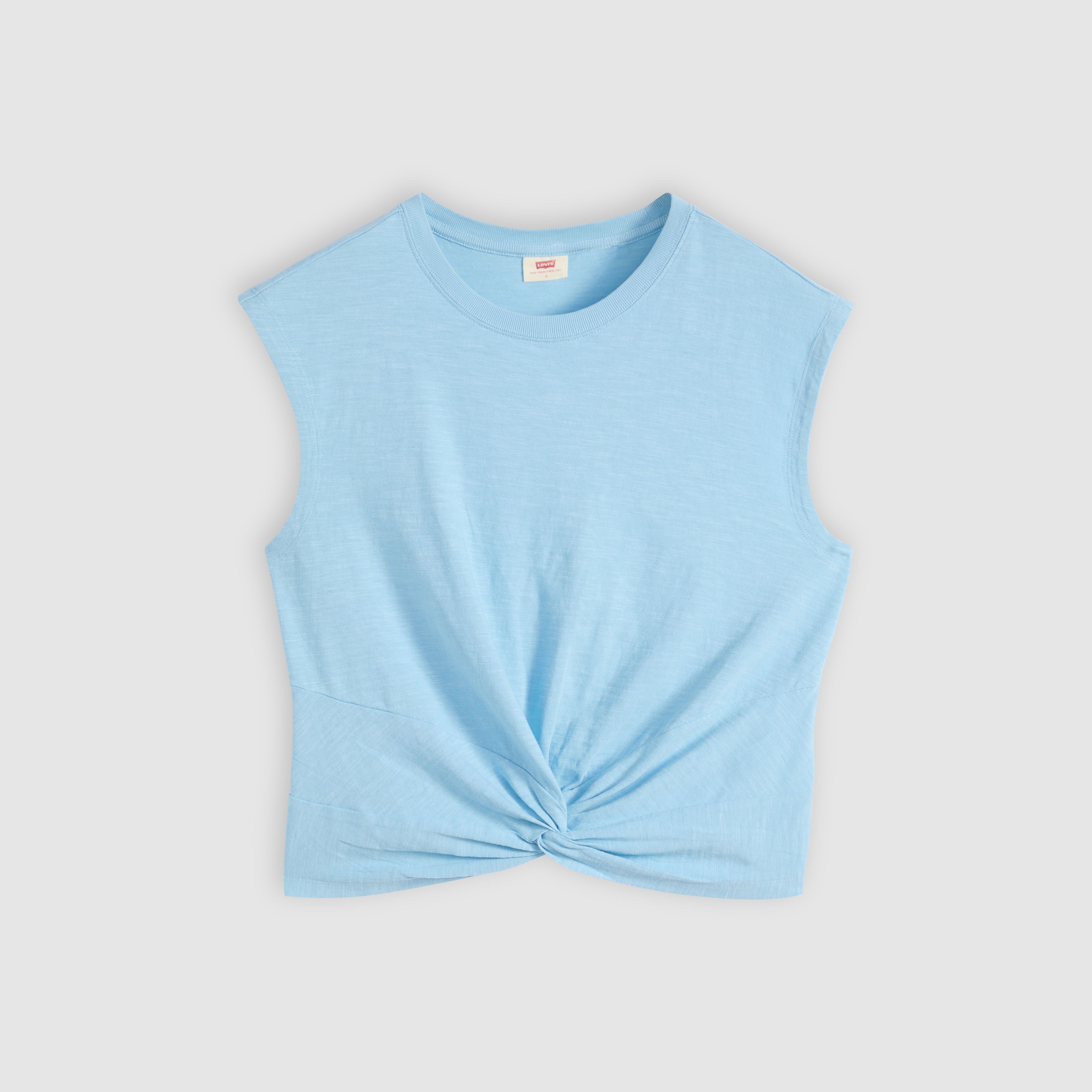 Jemma Knot Sleeveless Tee 1