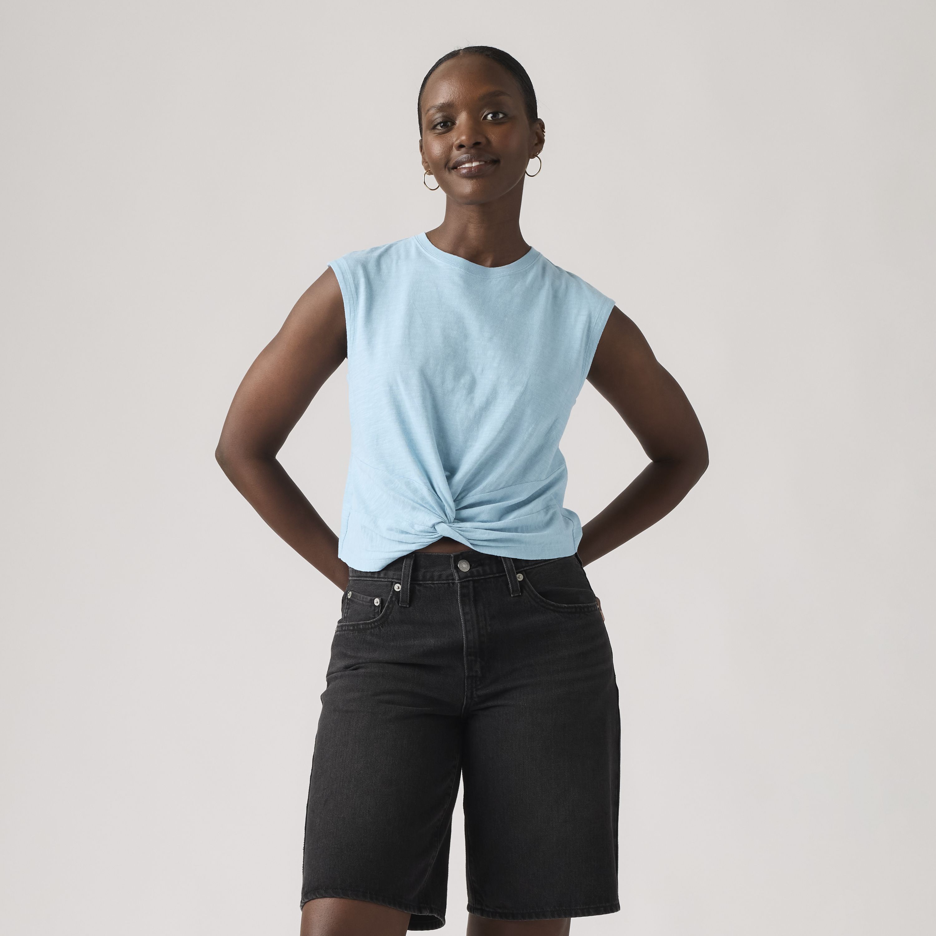 Jemma Knot Sleeveless Tee 11