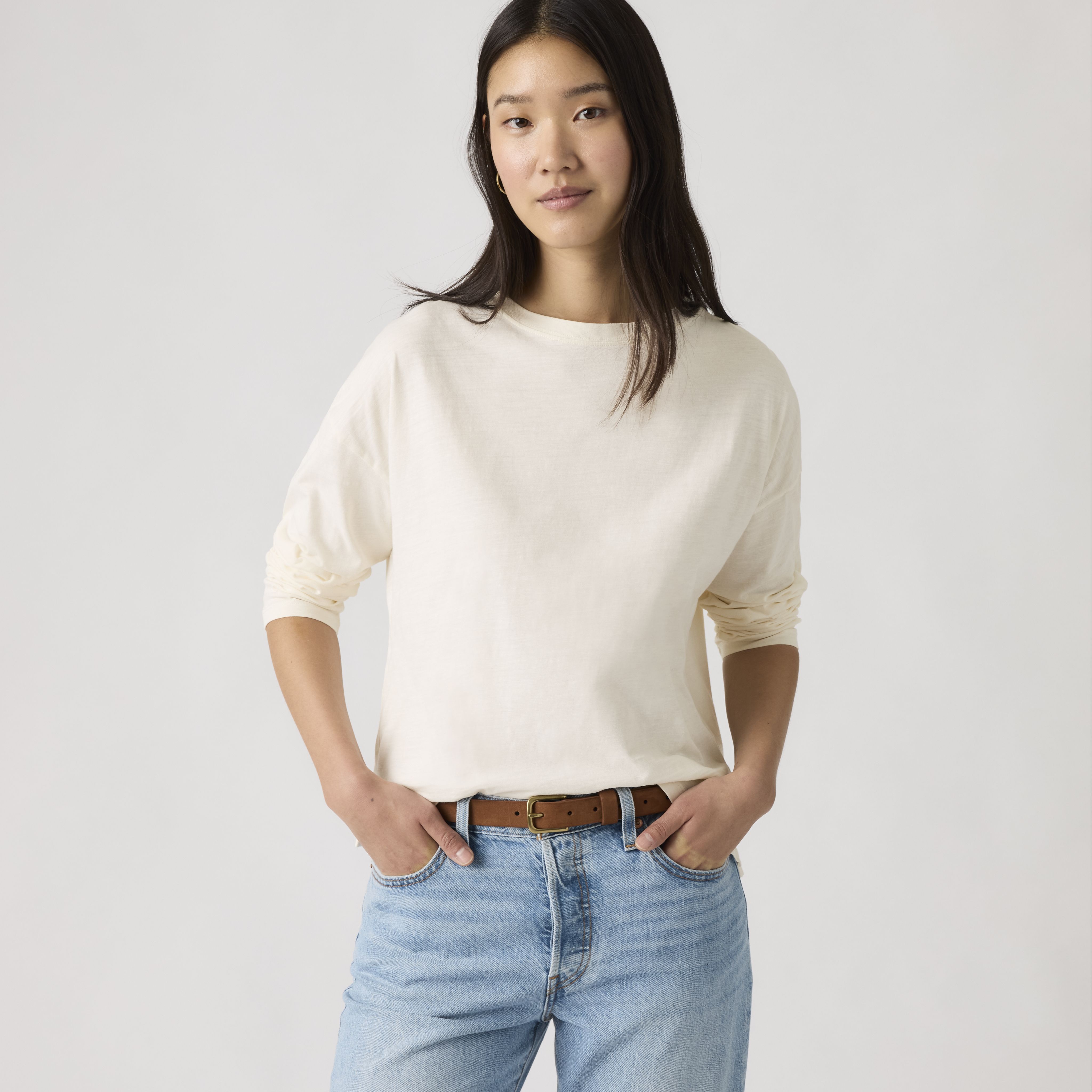Julie Slub Long-Sleeve Tee 11