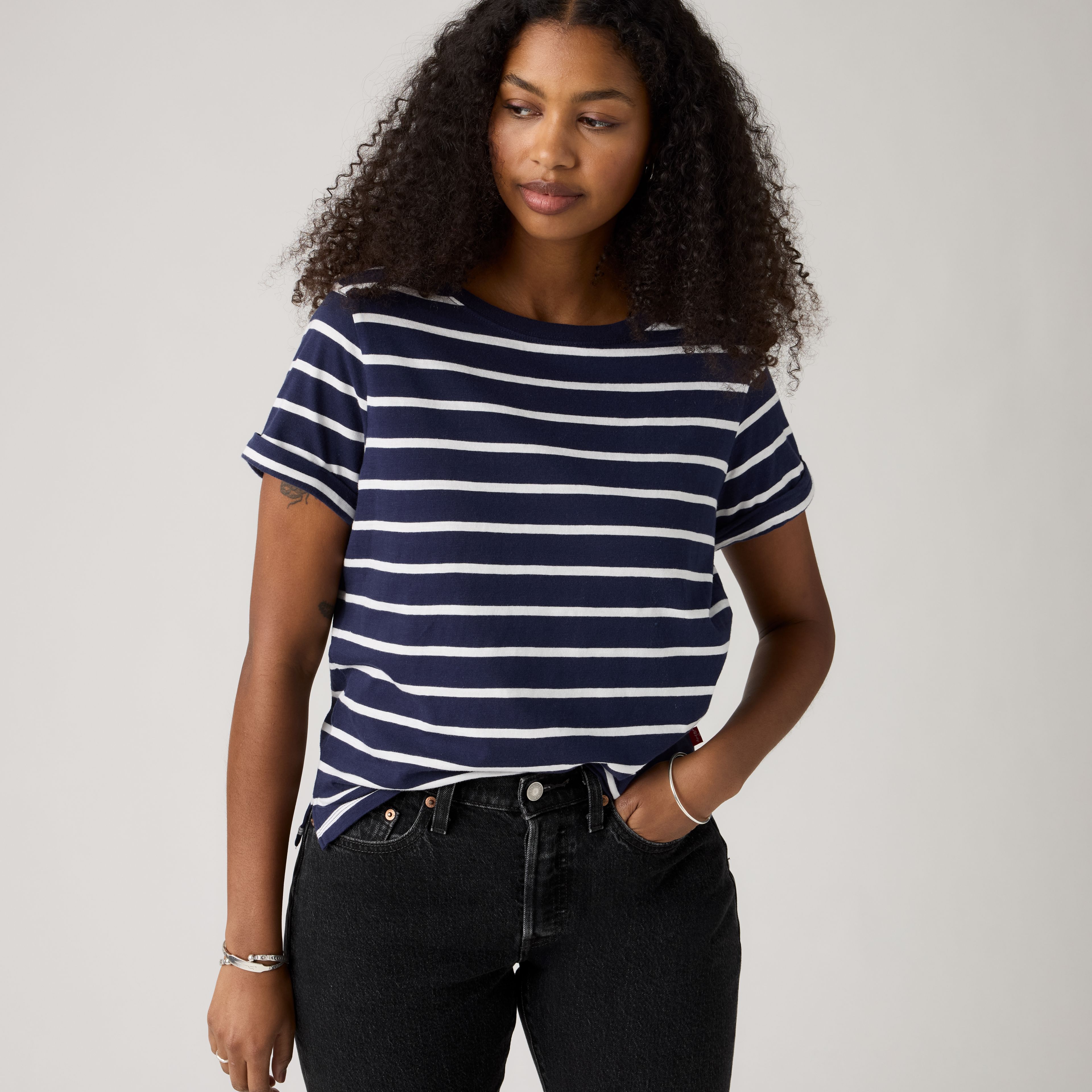 Julie Slub Short-Sleeve Tee