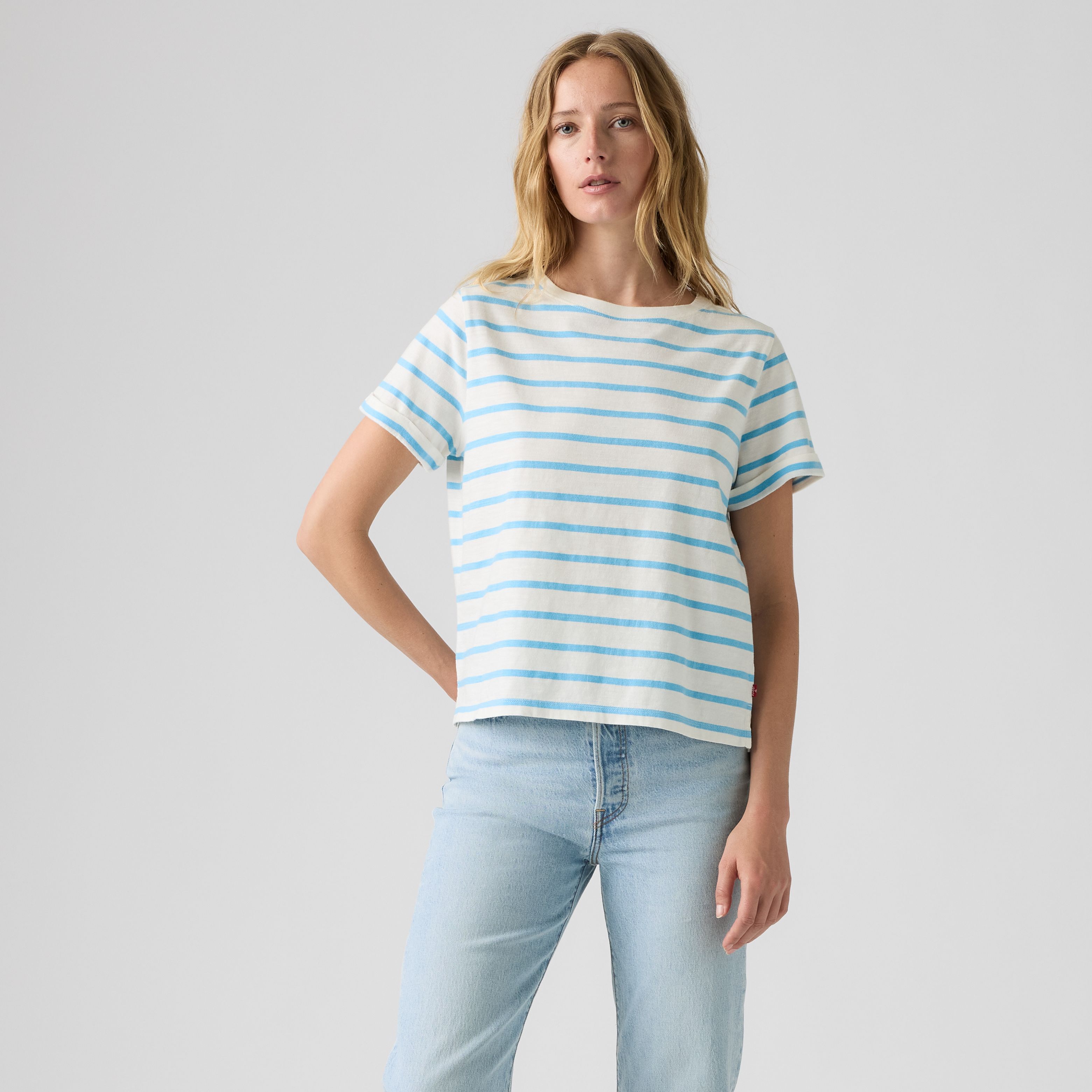 Julie Slub Short-Sleeve Tee 7