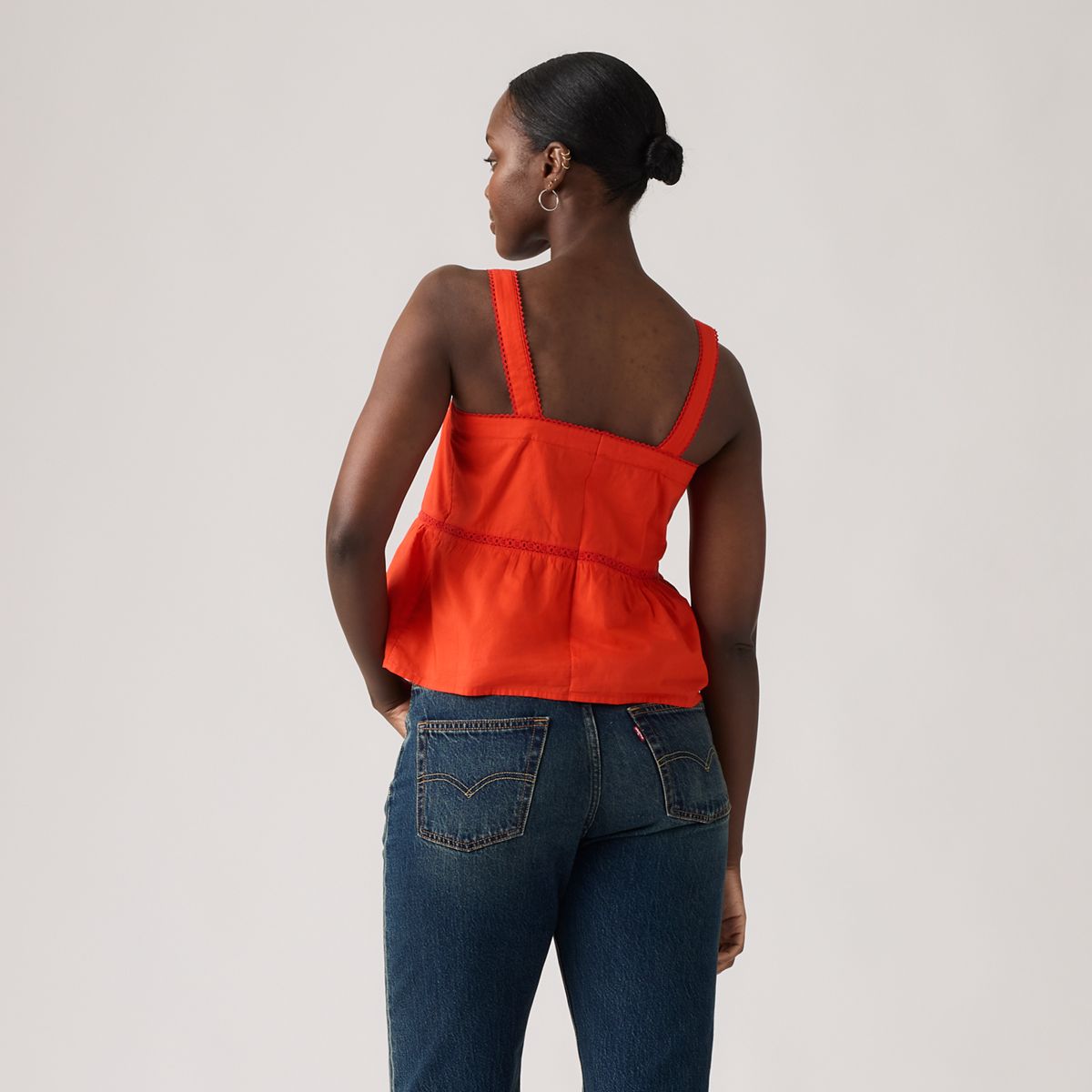 Mimi Blouse — Signal Red - Red