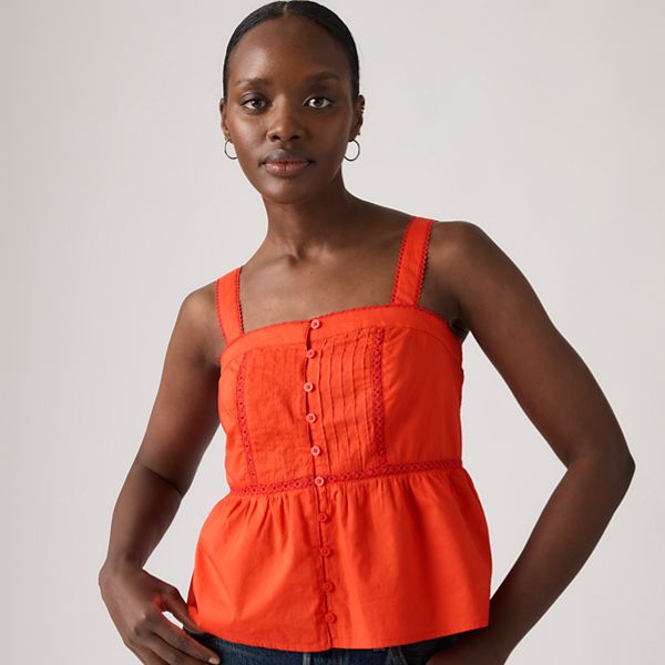 Mimi Blouse — Signal Red - Red