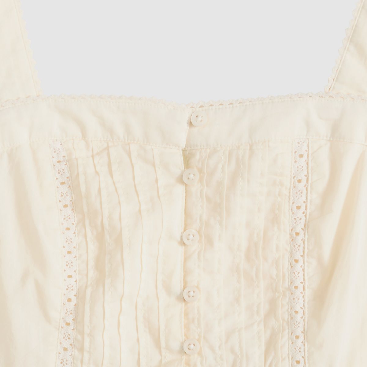Mimi Blouse — Cloud Dancer Smaller - Multi-Color