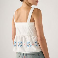 Mimi Blouse — Cloud Dancer Smaller - Multi-Color 2