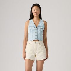 Racer Vest — Never Going To Change - Light Wash 3
