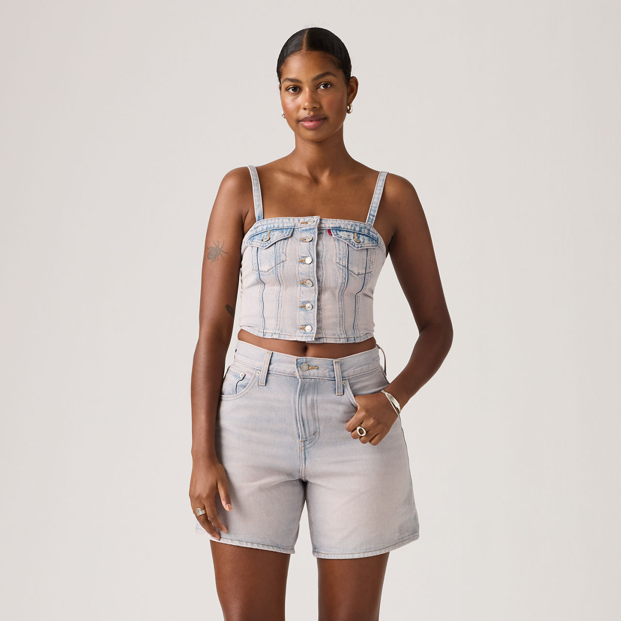Denim Tube Top 12