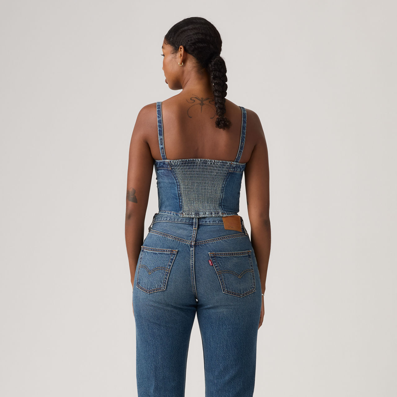Denim Tube Top 4