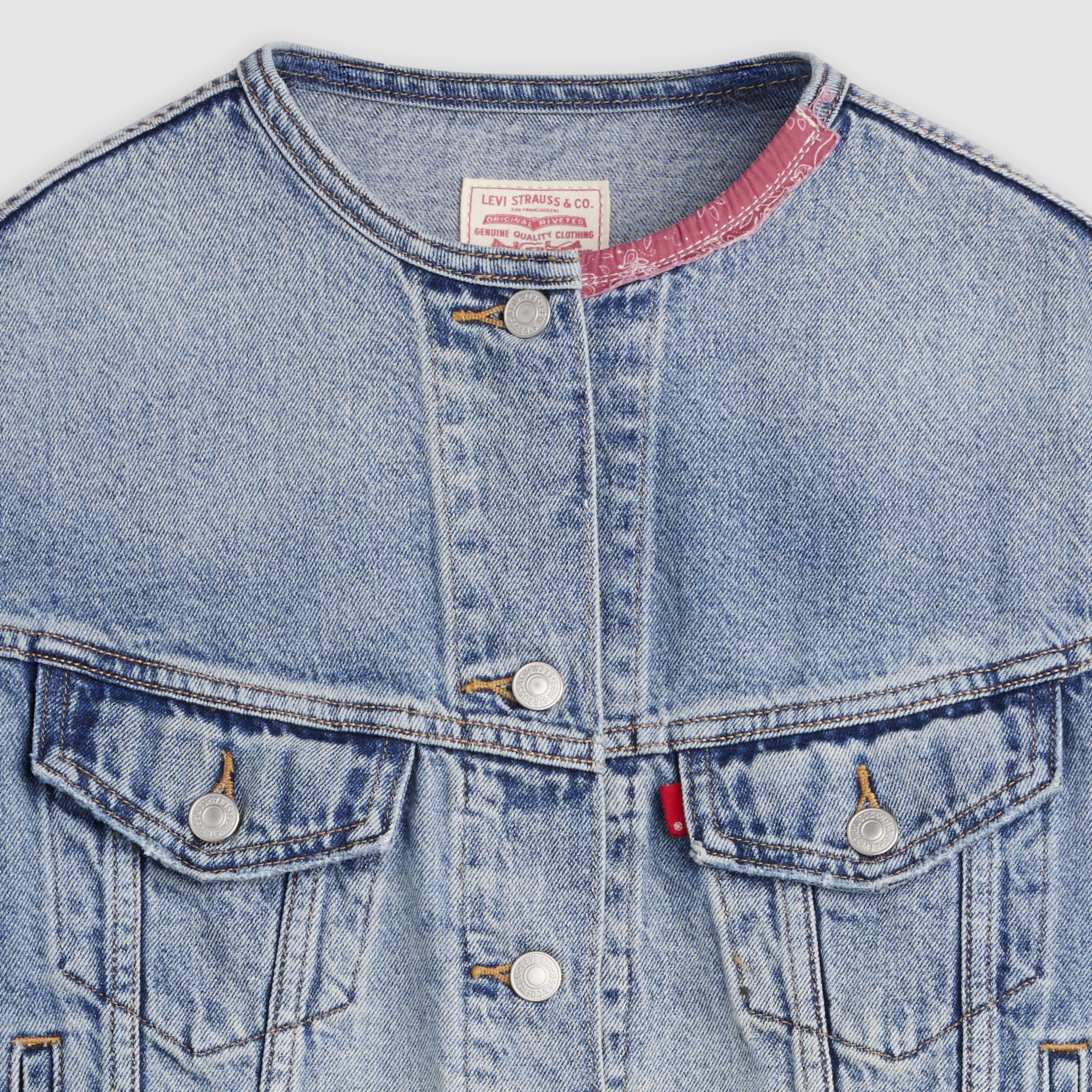 90s Shrunken Collarless Vest 6