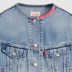 '90s Shrunken Collarless Vest — Melody'S Muse Vest - Medium Wash 6