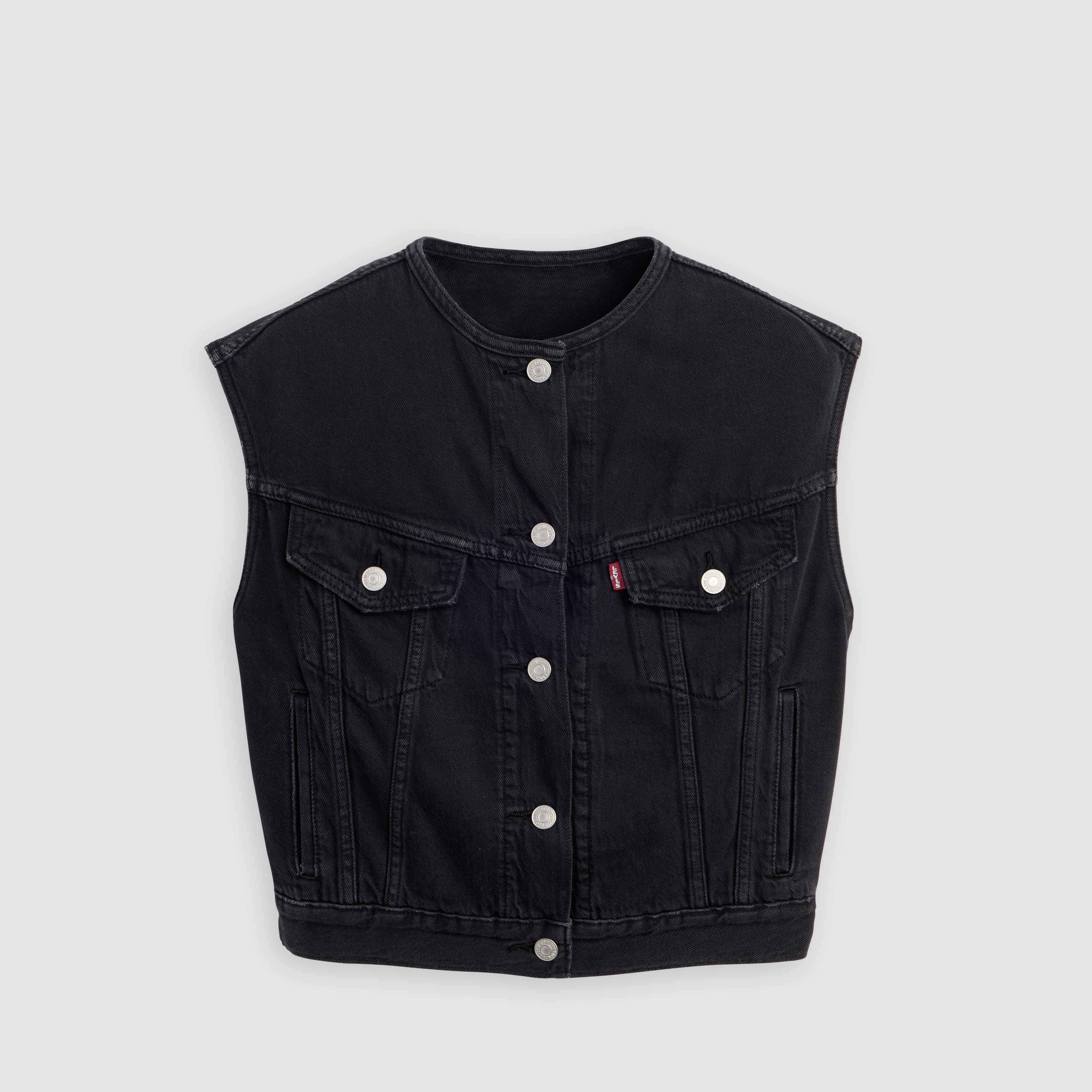 Chaleco Trucker sin cuello Shrunken '90s Lightweight 5
