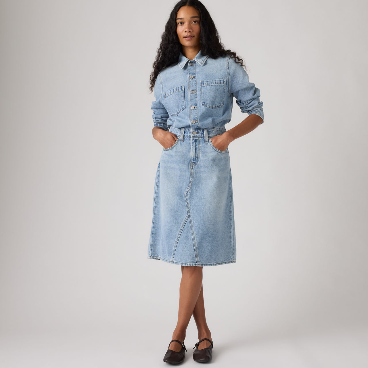 Long Sleeve A Line Western Jumpsuit 1