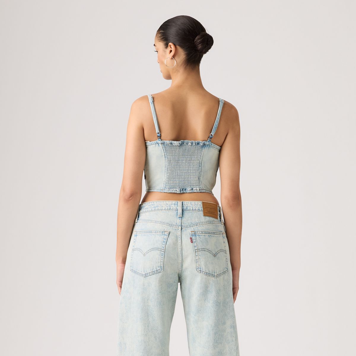 Square Neck Tank — Cielito Lindo Tank - Light Wash