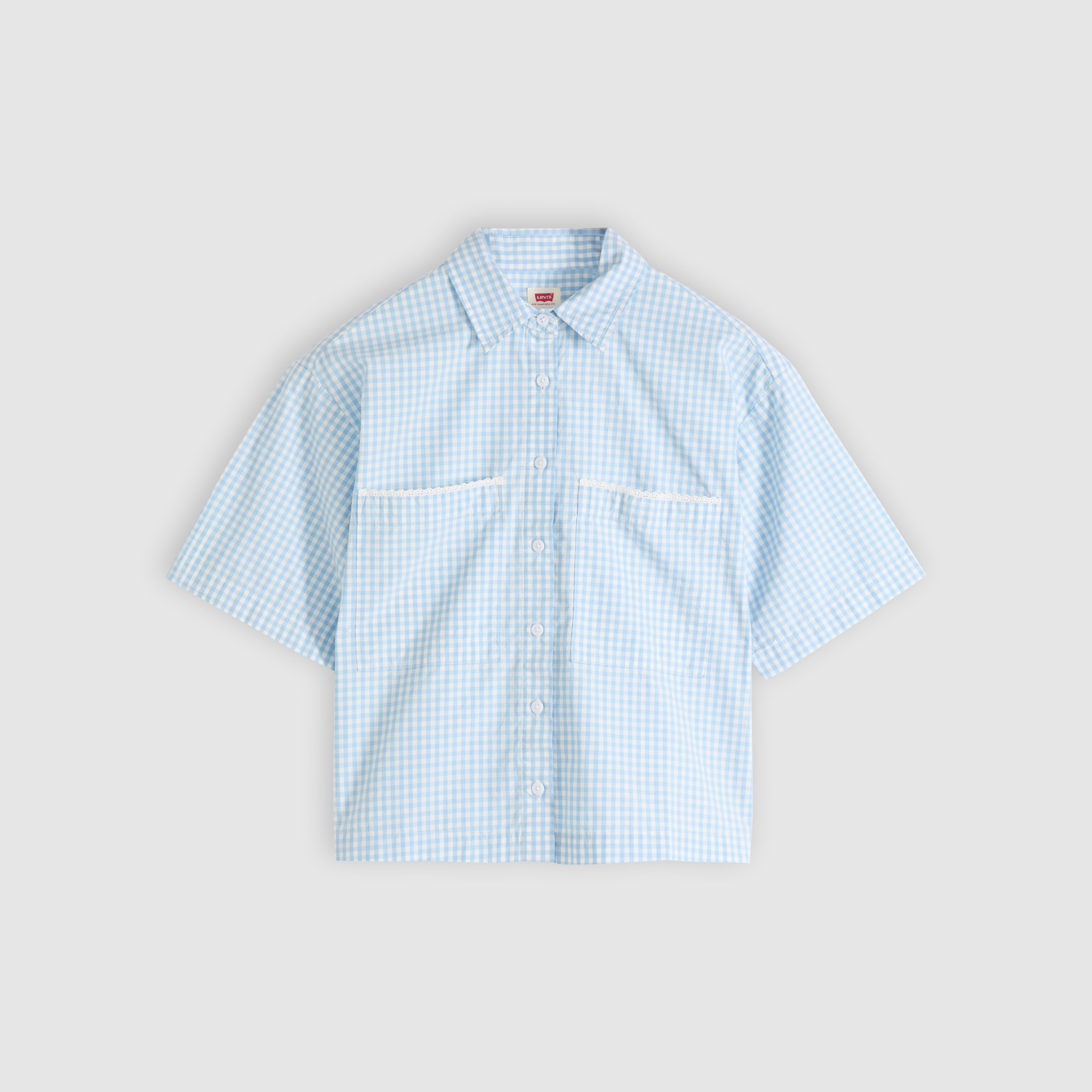 Novelty Harlie Short Sleeve Cropped Shirt 5