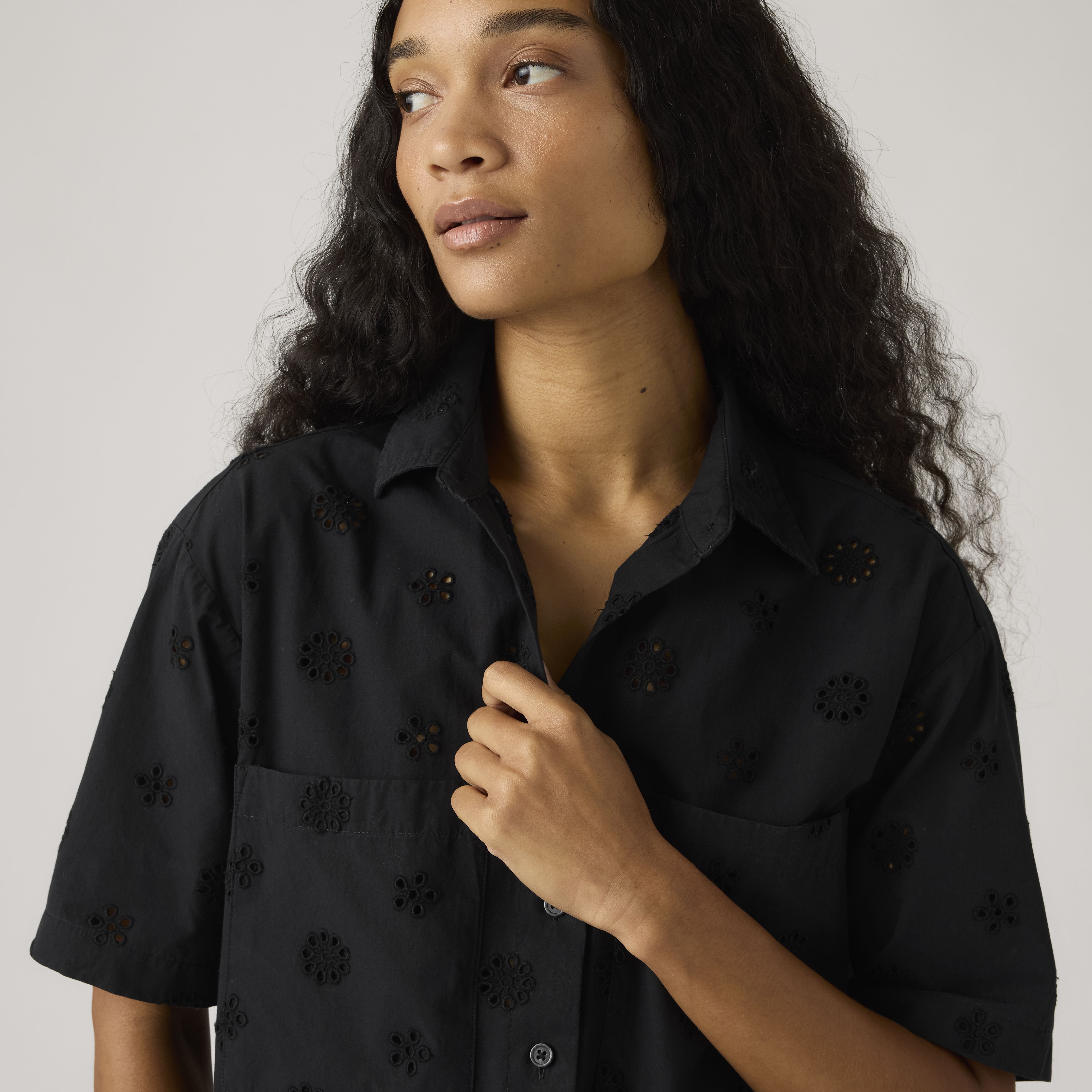 Novelty Harlie korte blouse met korte mouwen 2